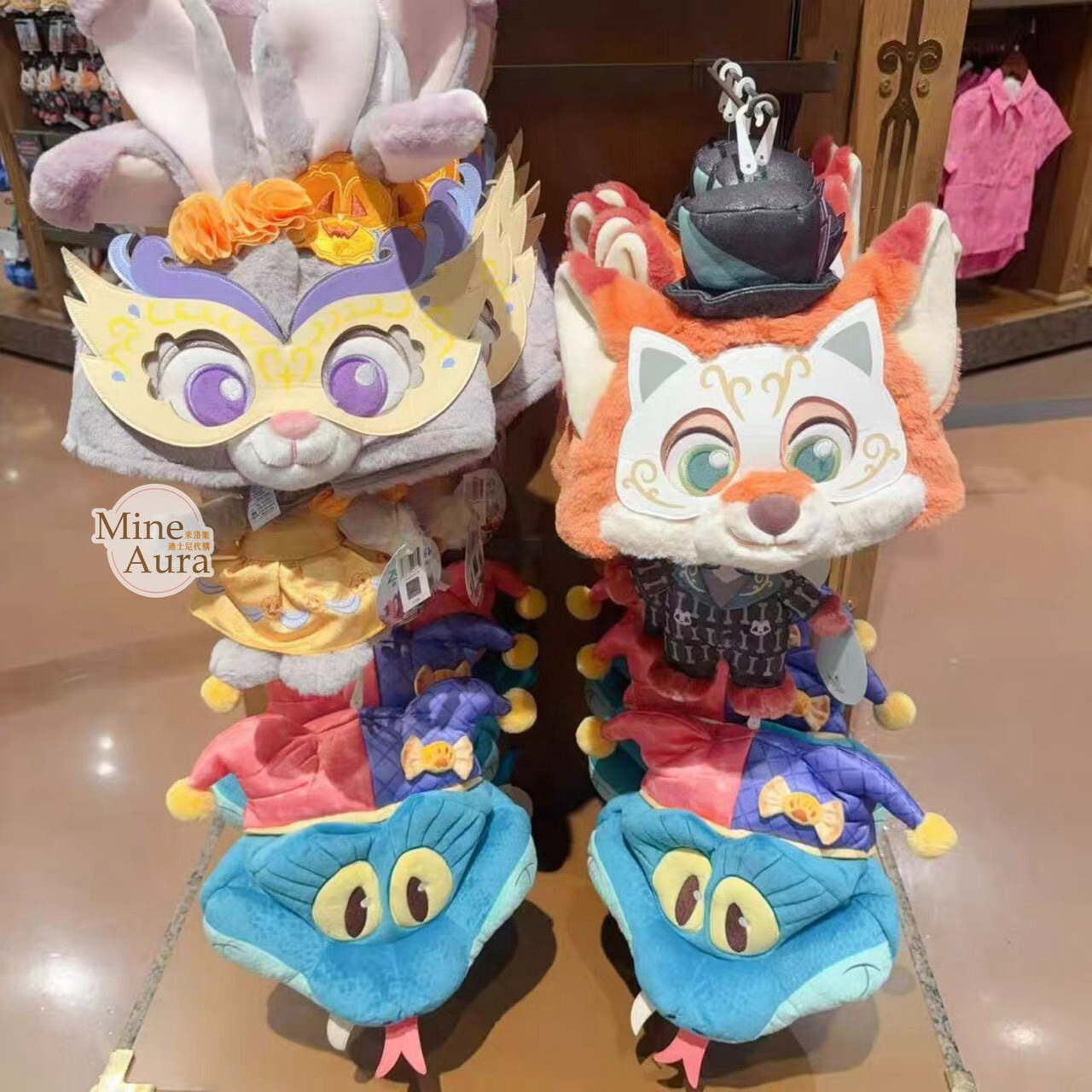 2026 萬聖節 動物方城市 Zootopia 哈茱蒂 Judy 兔 大頭小身體絨毛 造型帽 帽子 頭套 -上海迪士尼樂園