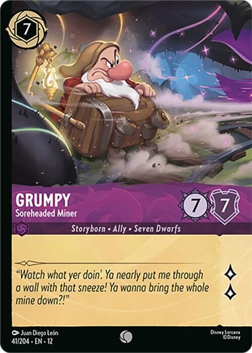 Wilds Unknown - 41/204 Grumpy - Soreheaded Miner (Foil) C