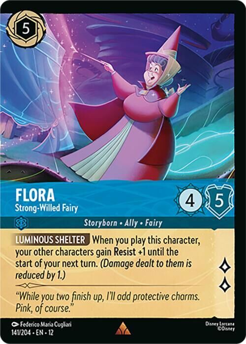 Wilds Unknown - 141/204 Flora - Strong-Willed Fairy (Foil) R