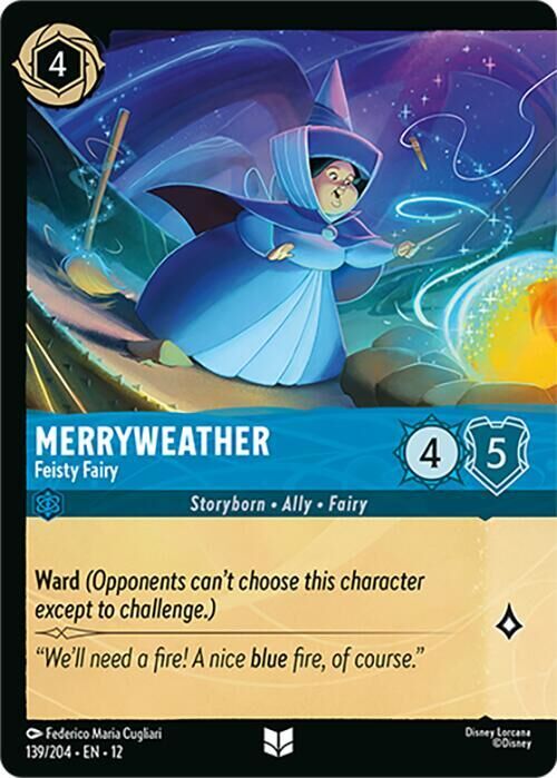 Wilds Unknown - 139/204 Merryweather - Feisty Fairy (Foil) UC