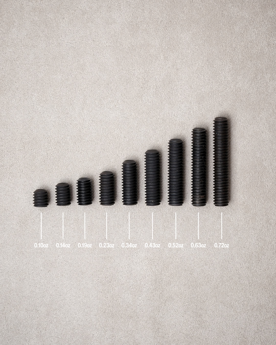 3/8x16 Headless Weight Bolt