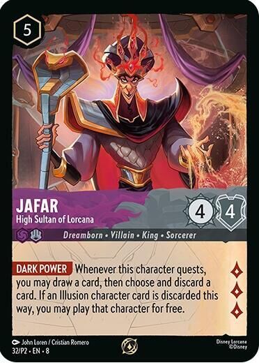 Disney Lorcana Promo - 32/P2 Jafar - High Sultan of Lorcana