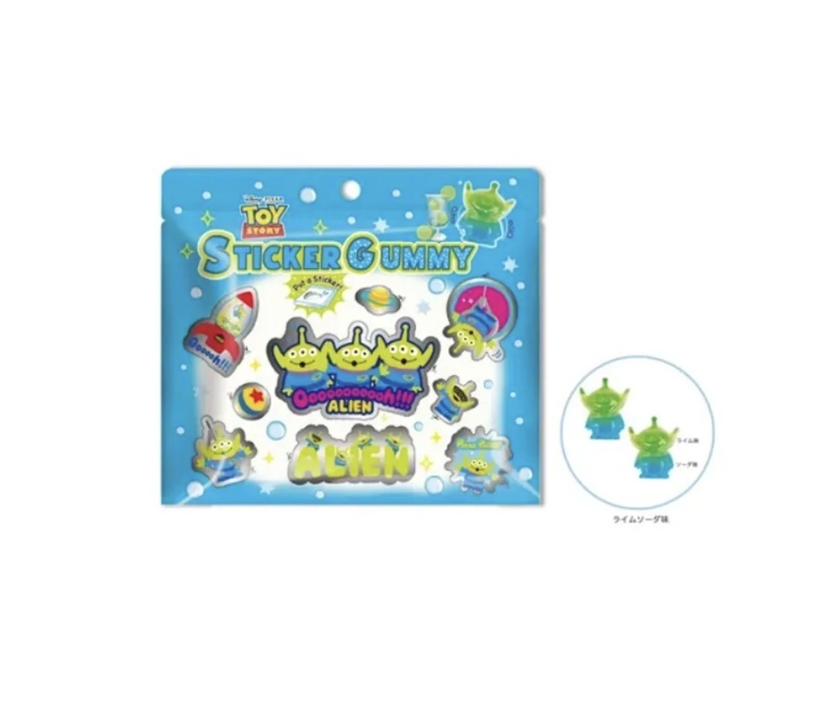 【最新發售】JP Toy Story 貼紙軟糖 蜜瓜梳打味 8240 TK261008