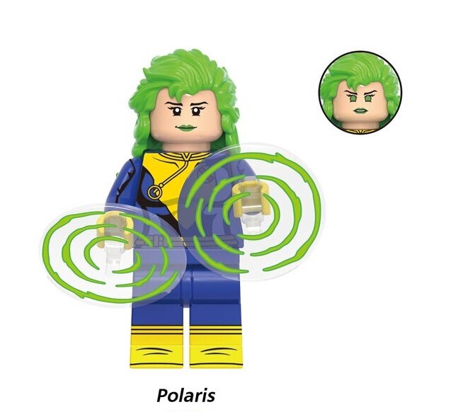 X-Men Polaris Custom Minifigures Fit Lego G0223 GH0960