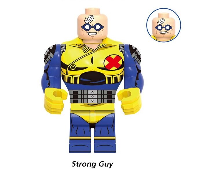 X-Men Strong Guy Custom Minifigures Fit Lego G0223 GH0961