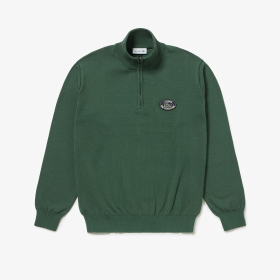 LACOSTE × CLUBHAUS  ▪ 半拉鍊針織上衣