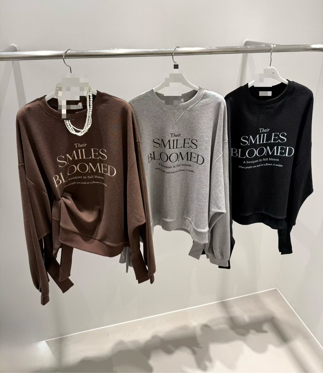 掛寬襬smiles衛衣