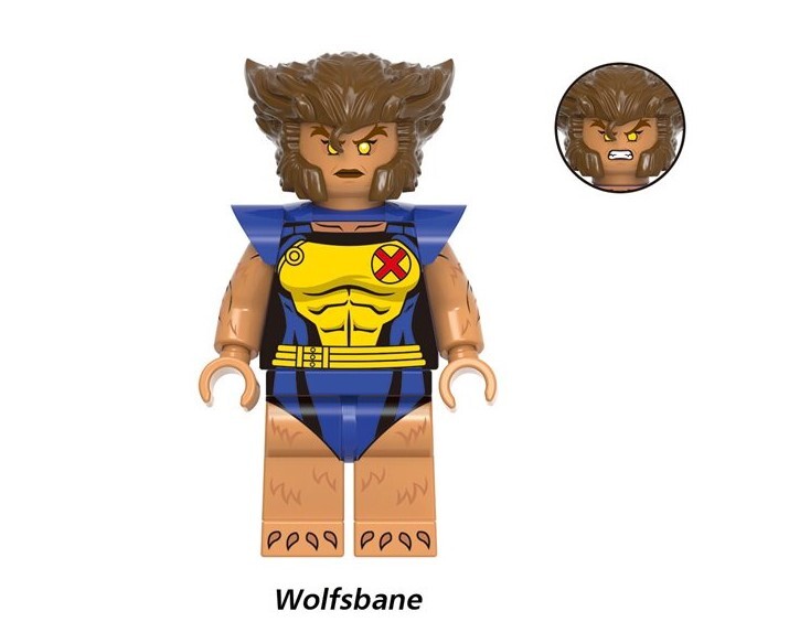 X-Men Wolfsbane Custom Minifigures Fit Lego G0223 GH0963