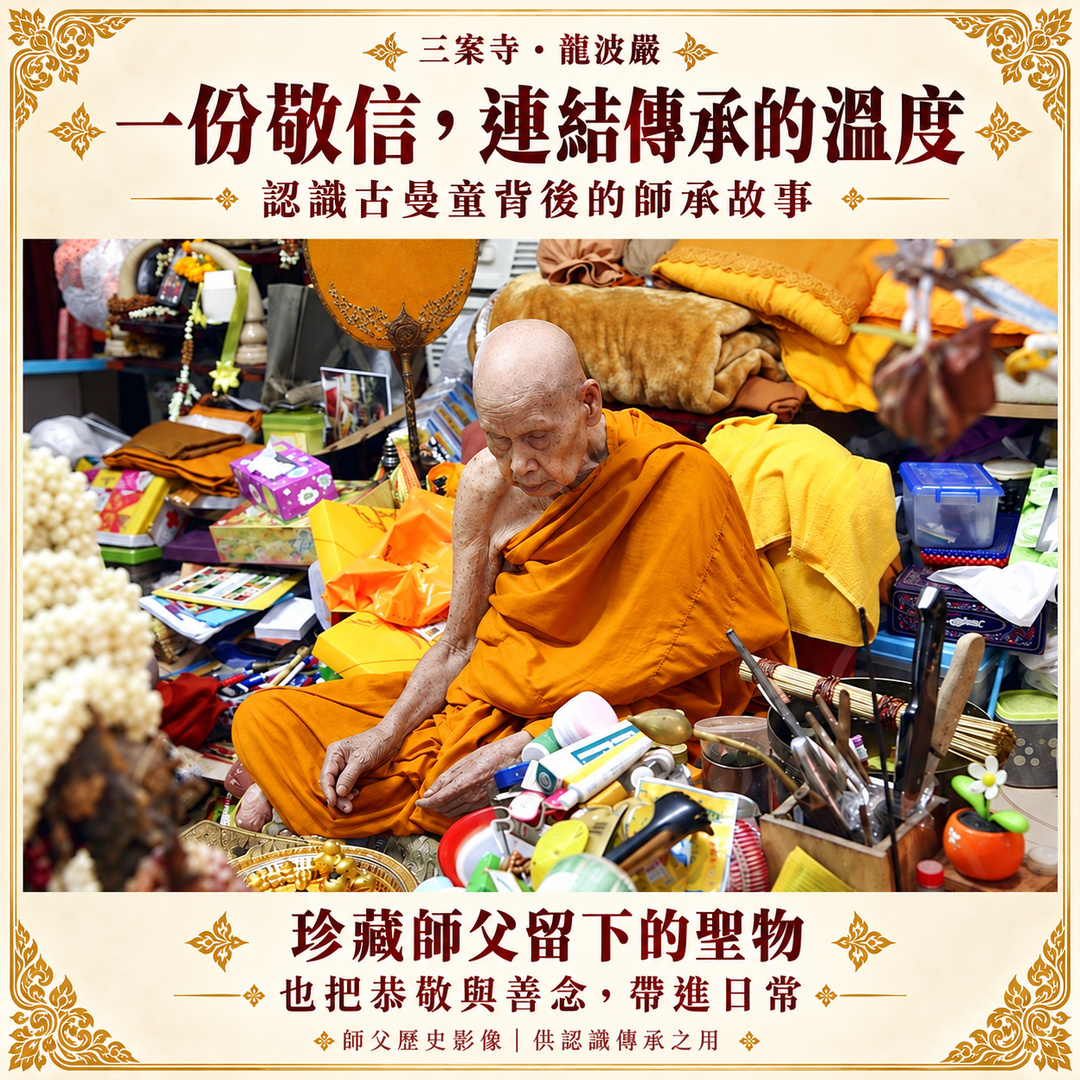龍波嚴歷史照片圖卡:一份敬信,連結傳承的溫度