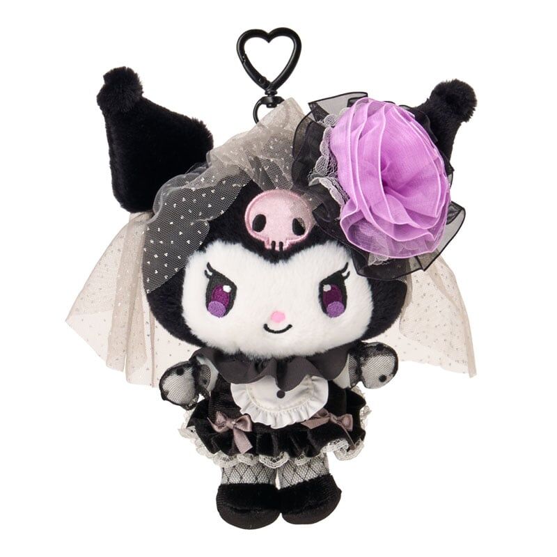 日本 Sanrio Kuromi 生日 單色時尚系列 公仔匙扣