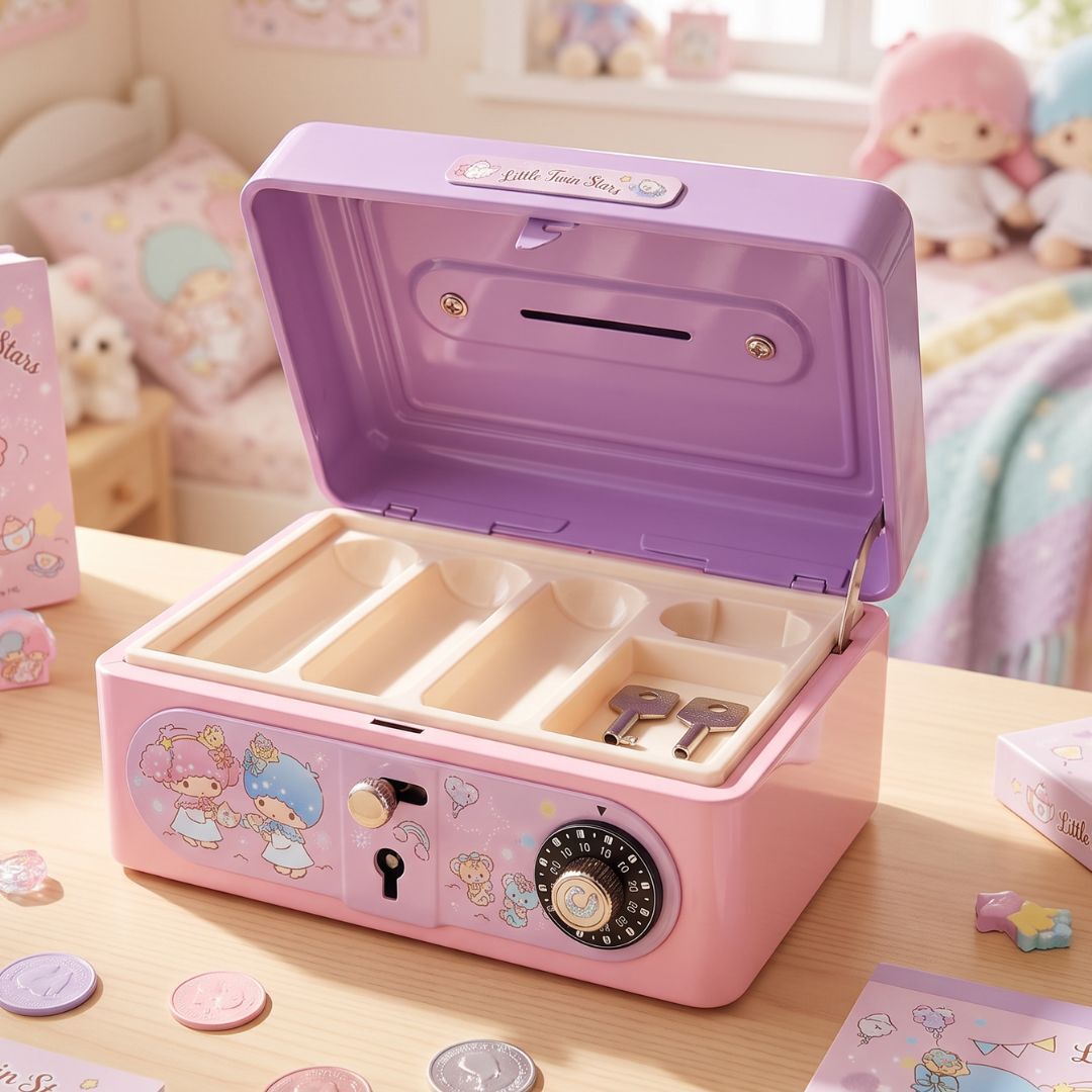 雙星仙子 Sanrio| 夾萬連密碼鎖及鎖匙