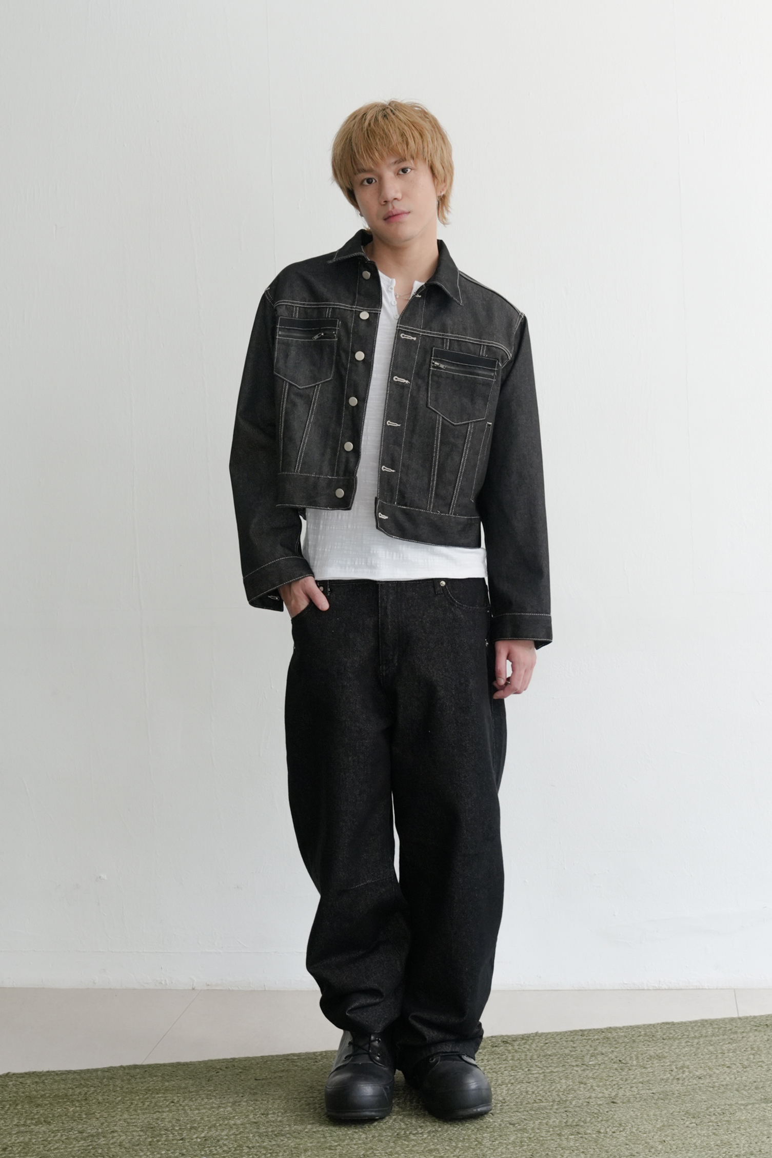 roke non fade denim jacket #外套