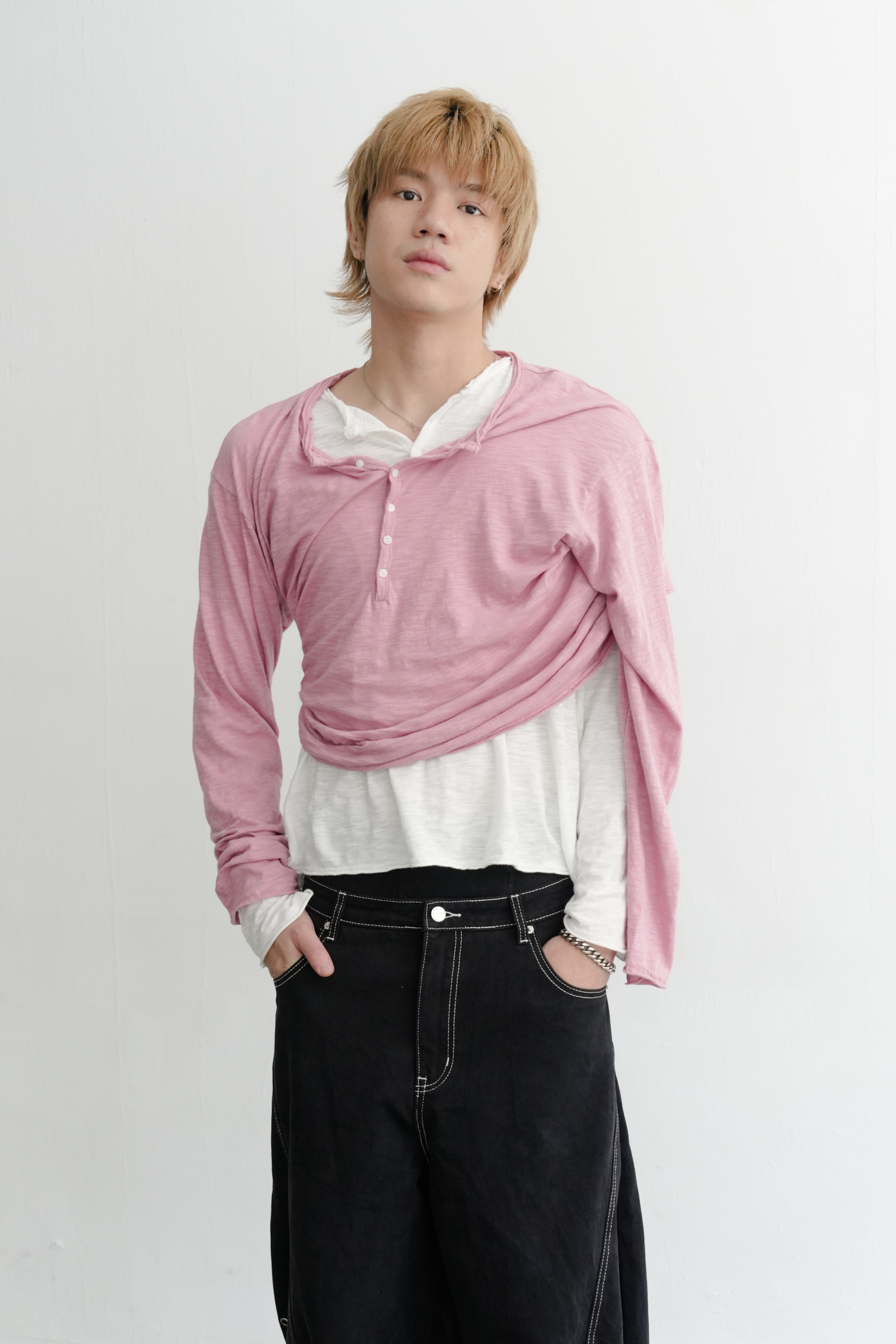 rye henley long sleeve tee #上衣