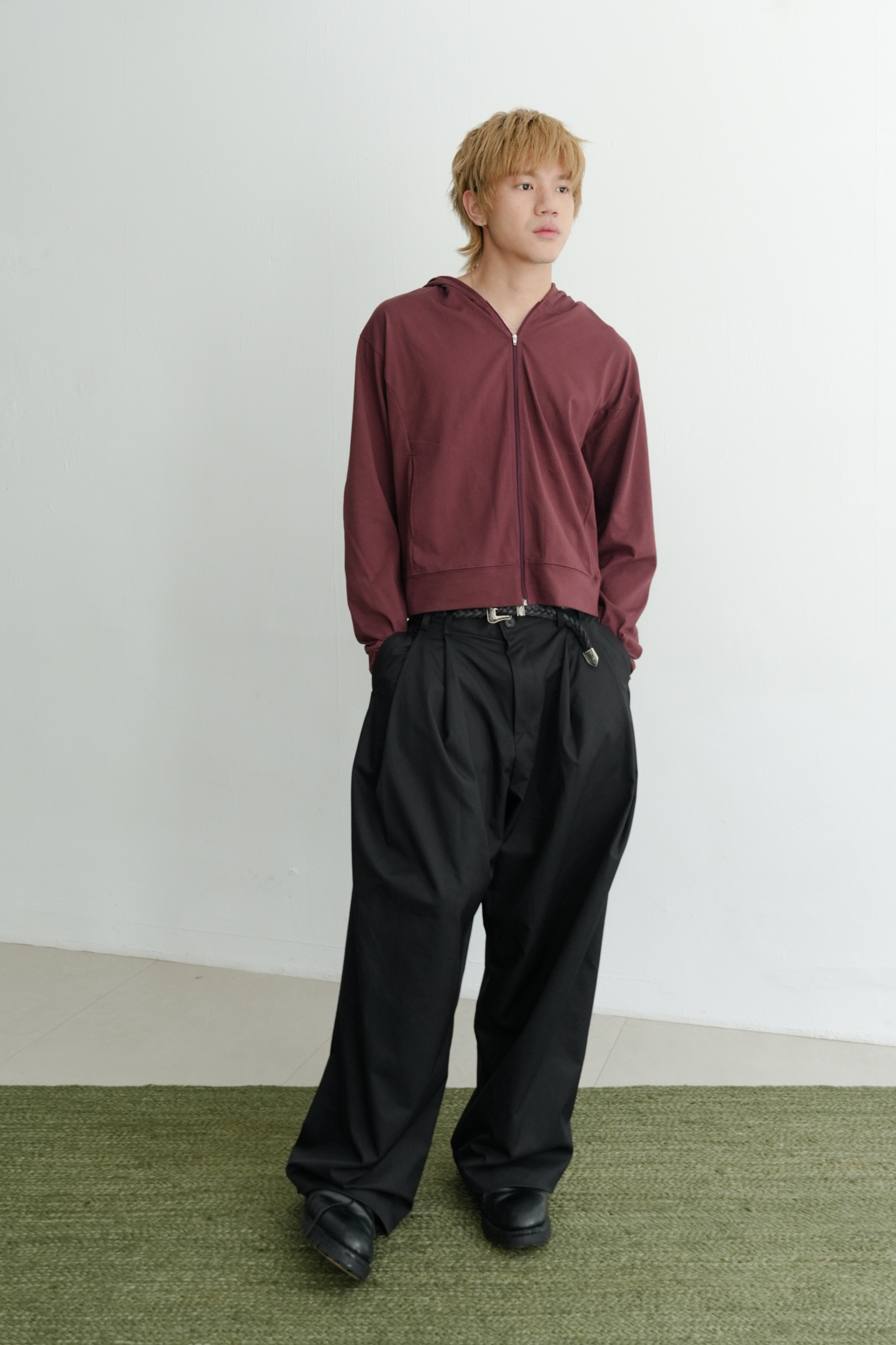 single warmer hood zip up #外套