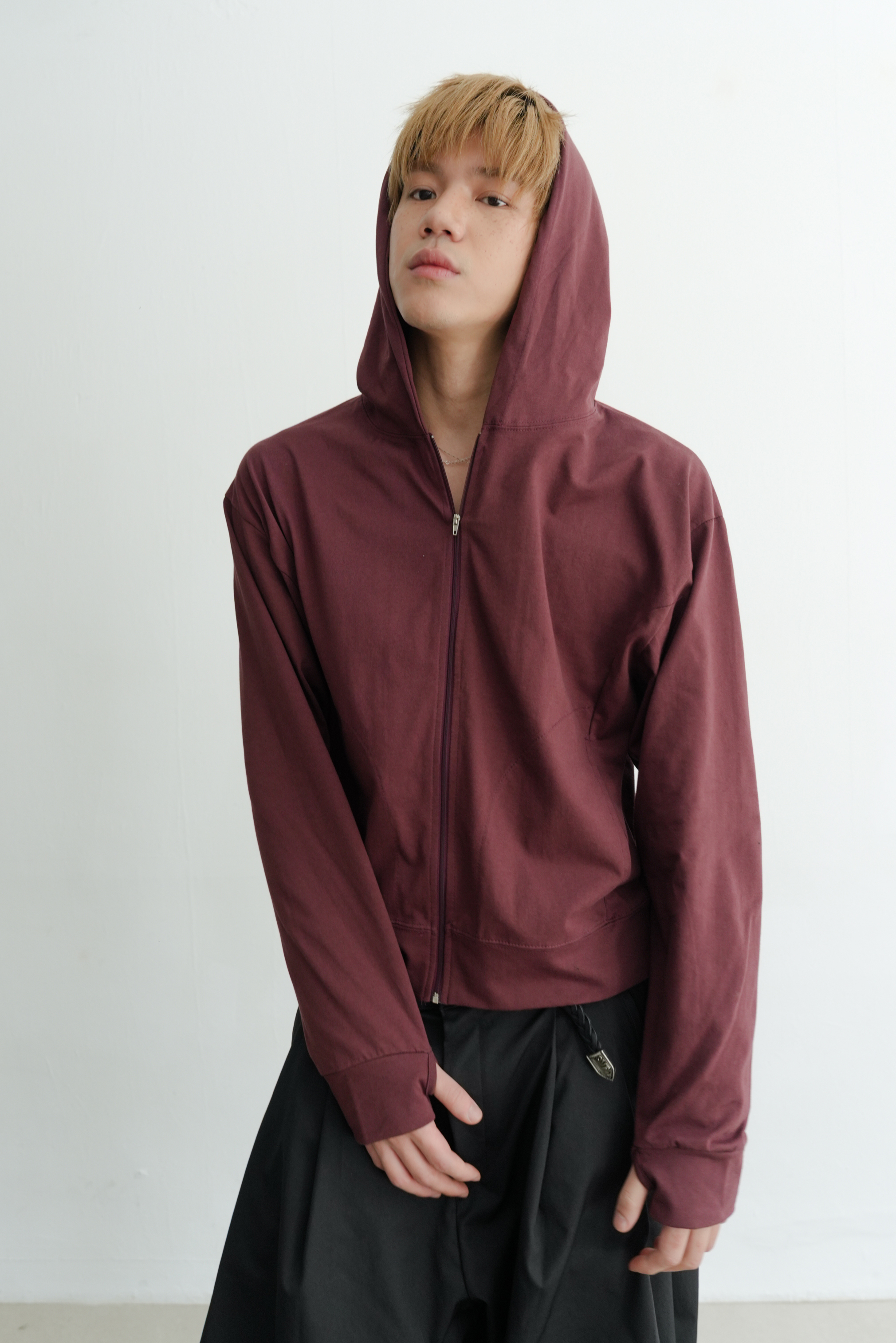 single warmer hood zip up #外套