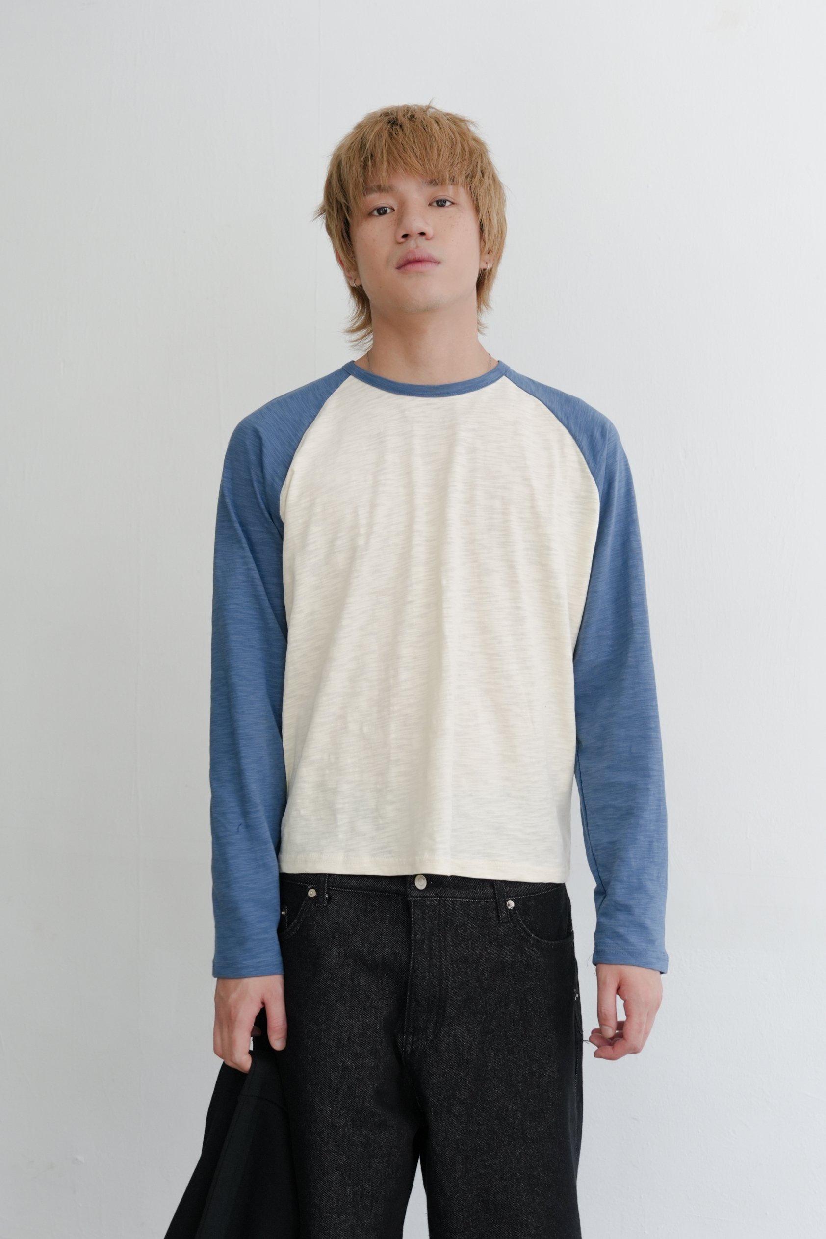 Slub Raglan Long Sleeve #上衣