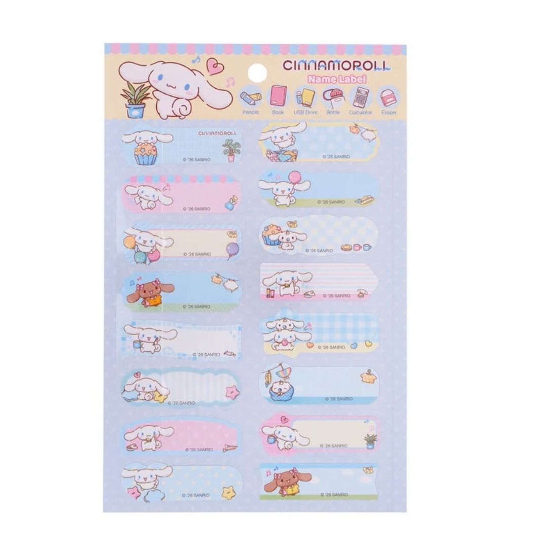 Cinnamoroll sanrio |Name stickers