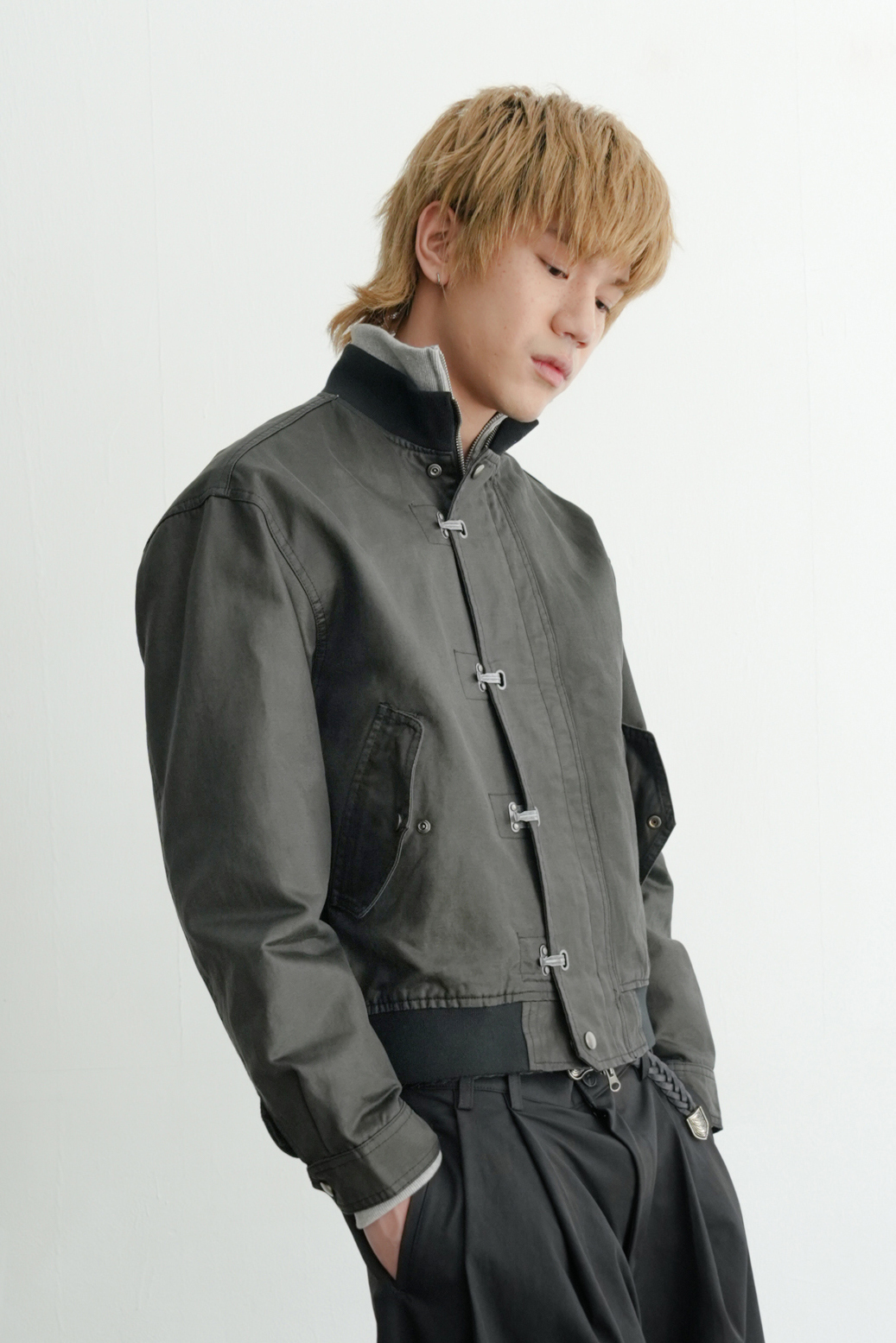 vintage metal jacket #外套