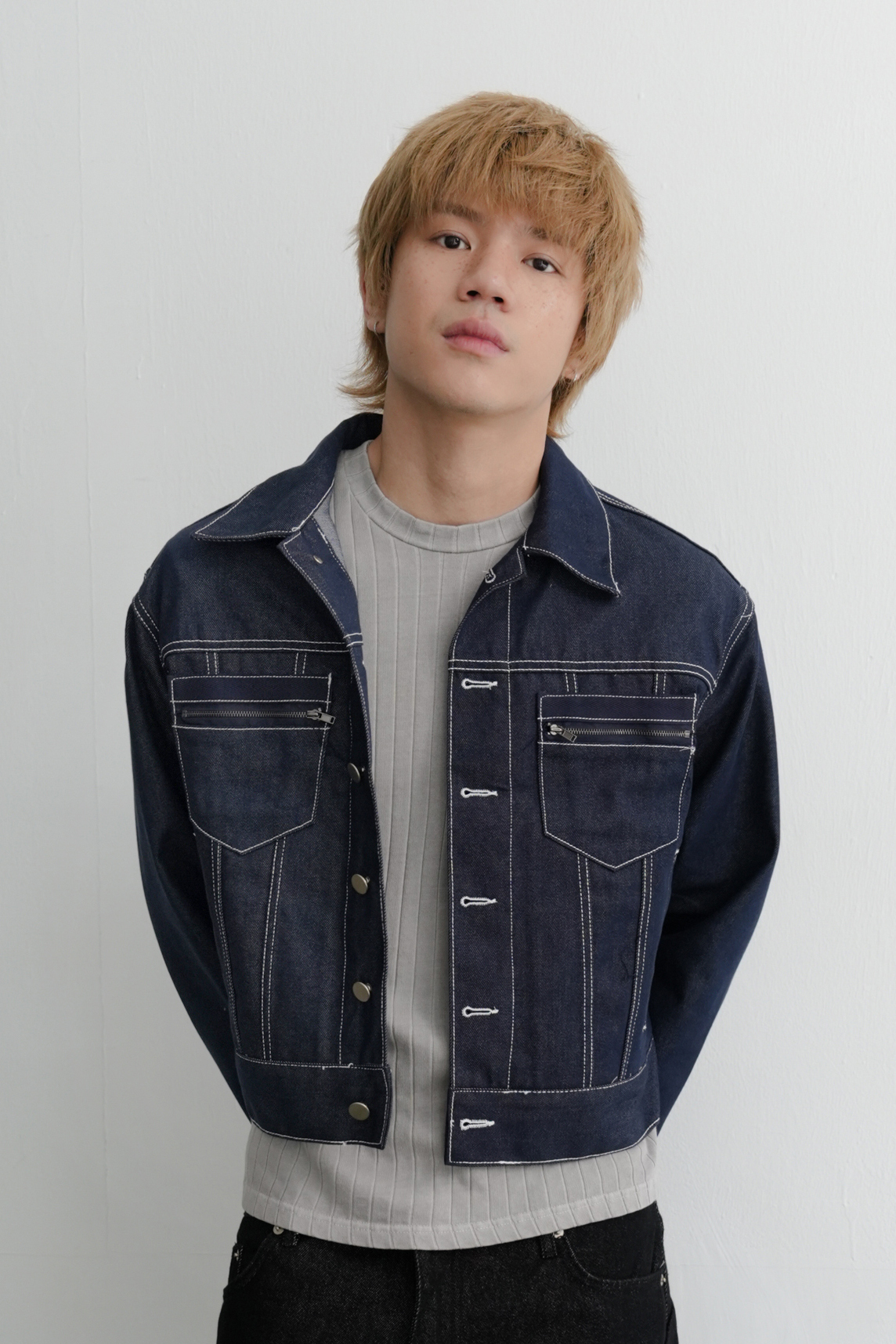 roke non fade denim jacket #外套