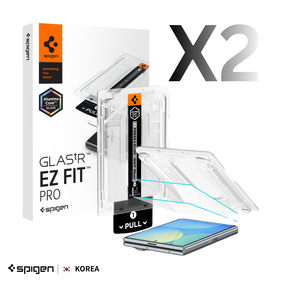 【韓國 Spigen】Glas.tR EZ Fit Pro Galaxy Z Fold 8 保護貼 (原裝行貨)