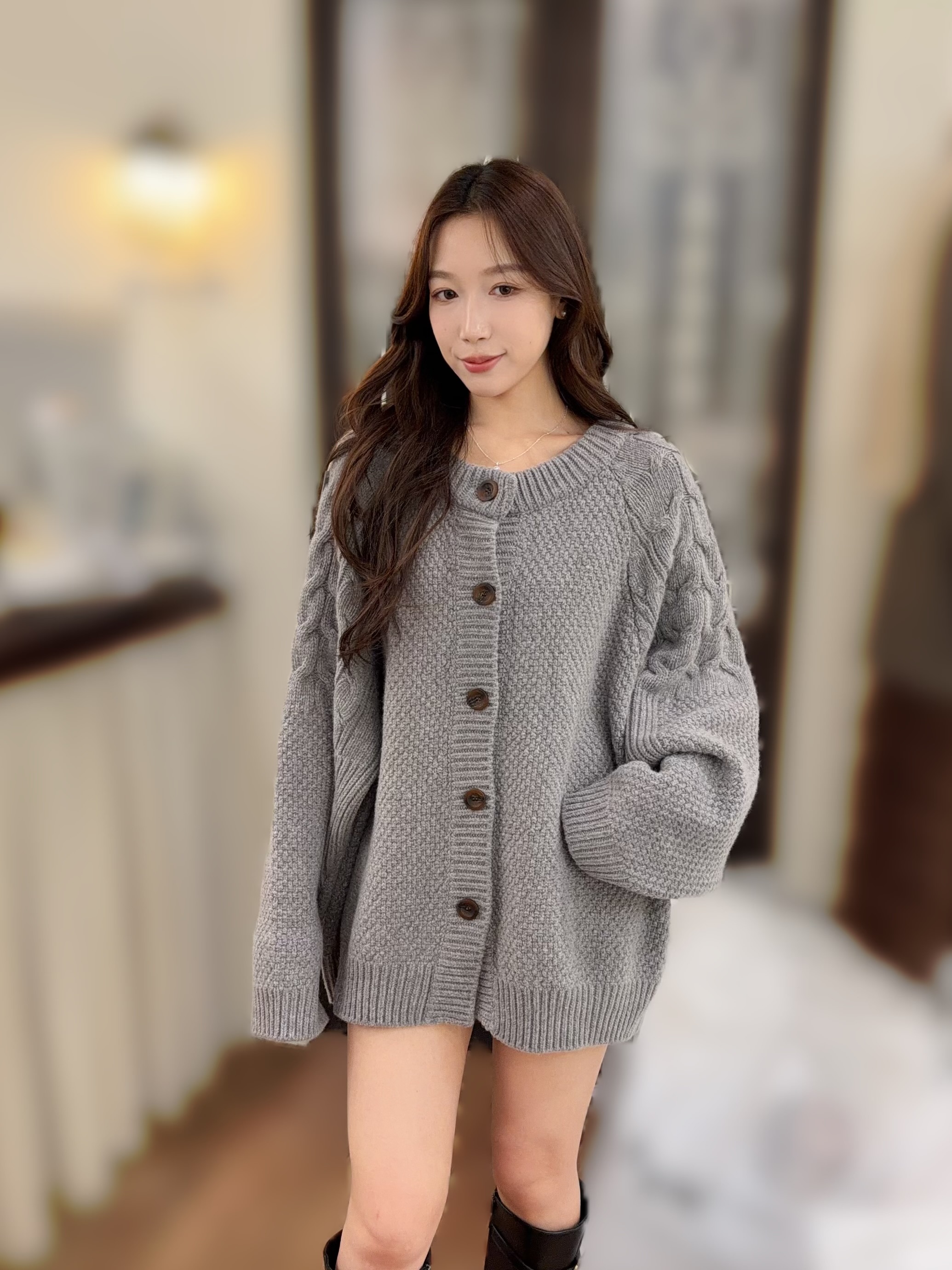 FW37 super童童價 50%羊毛 外套: 胸56-64 長30 $919