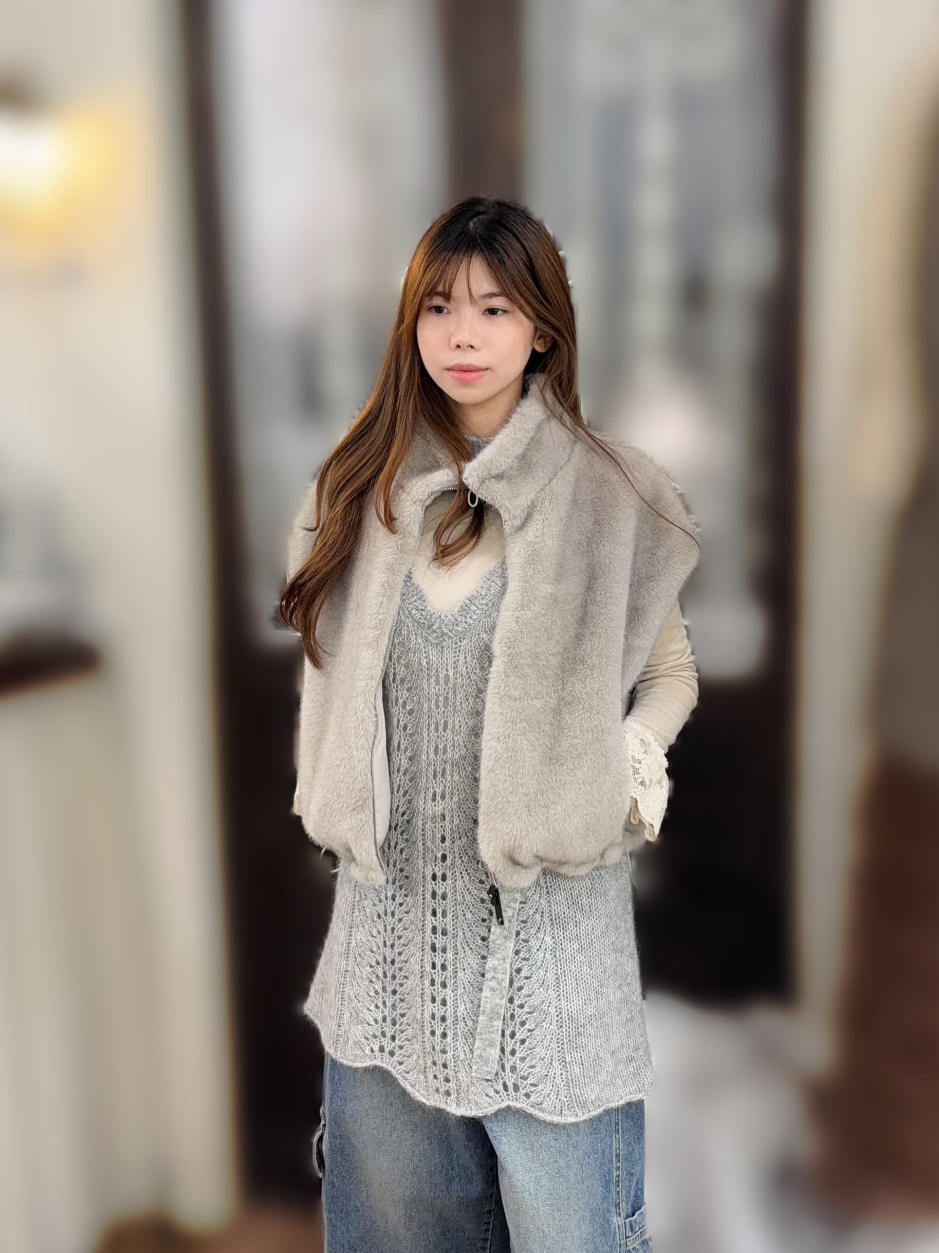 FW39 雙面外套: 胸44 長19 $799