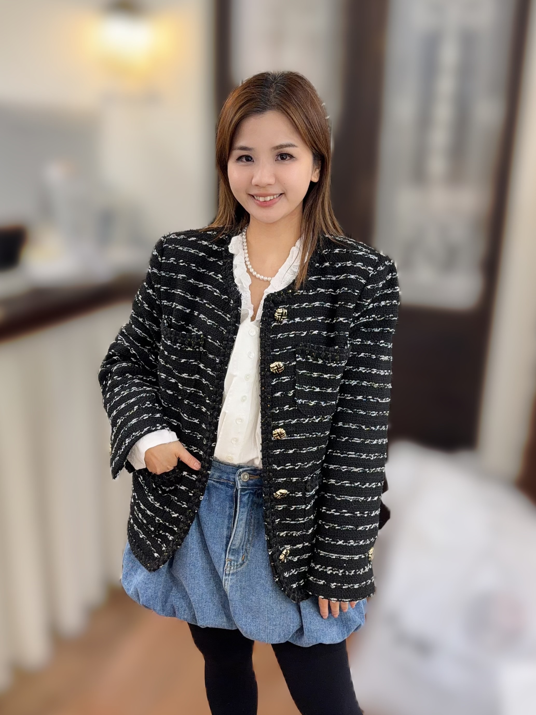 FW47 30%羊毛 胸40 長25 $1099
