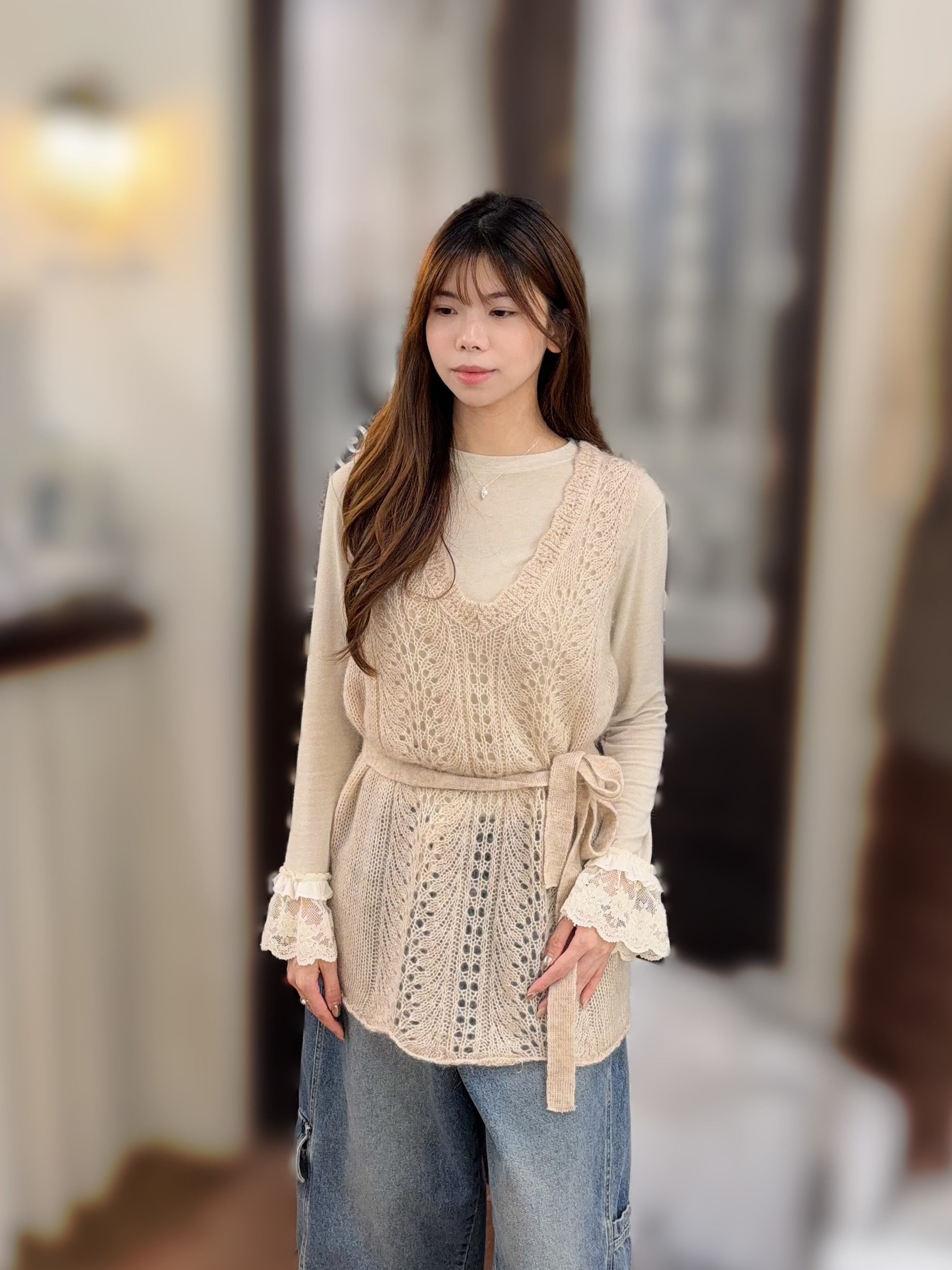 FW48 30%羊毛+30%馬海毛 胸40-56 長29 $689