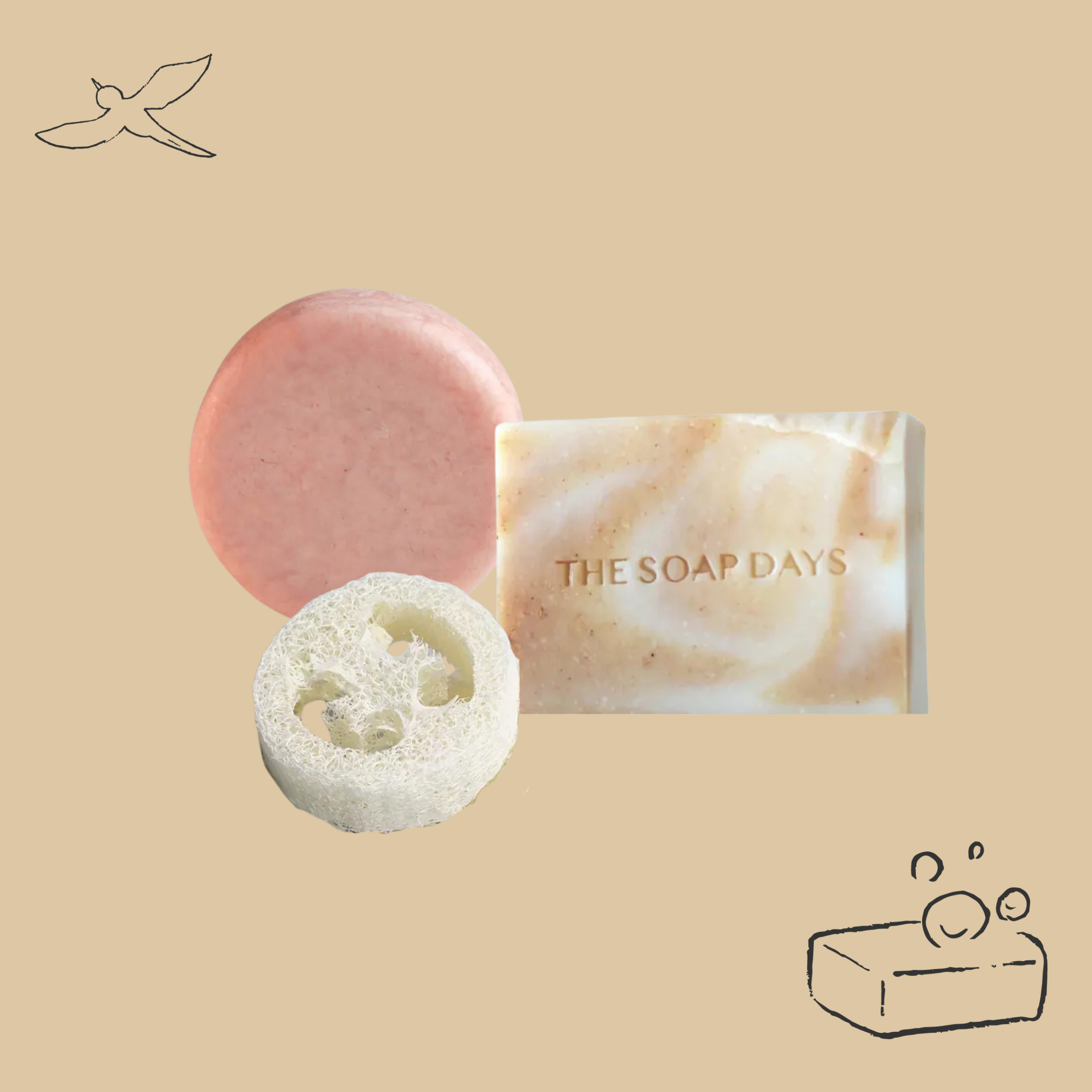 【優惠組合】The Soap Days 花香心寧洗髮沐浴組
