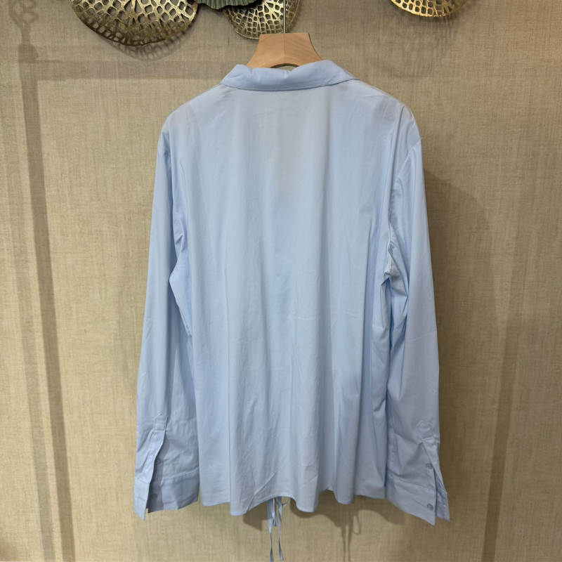 TOP-CCG1009-046 皺褶花邊長袖恤衫(C0921)(G63CR5448) (A46)
