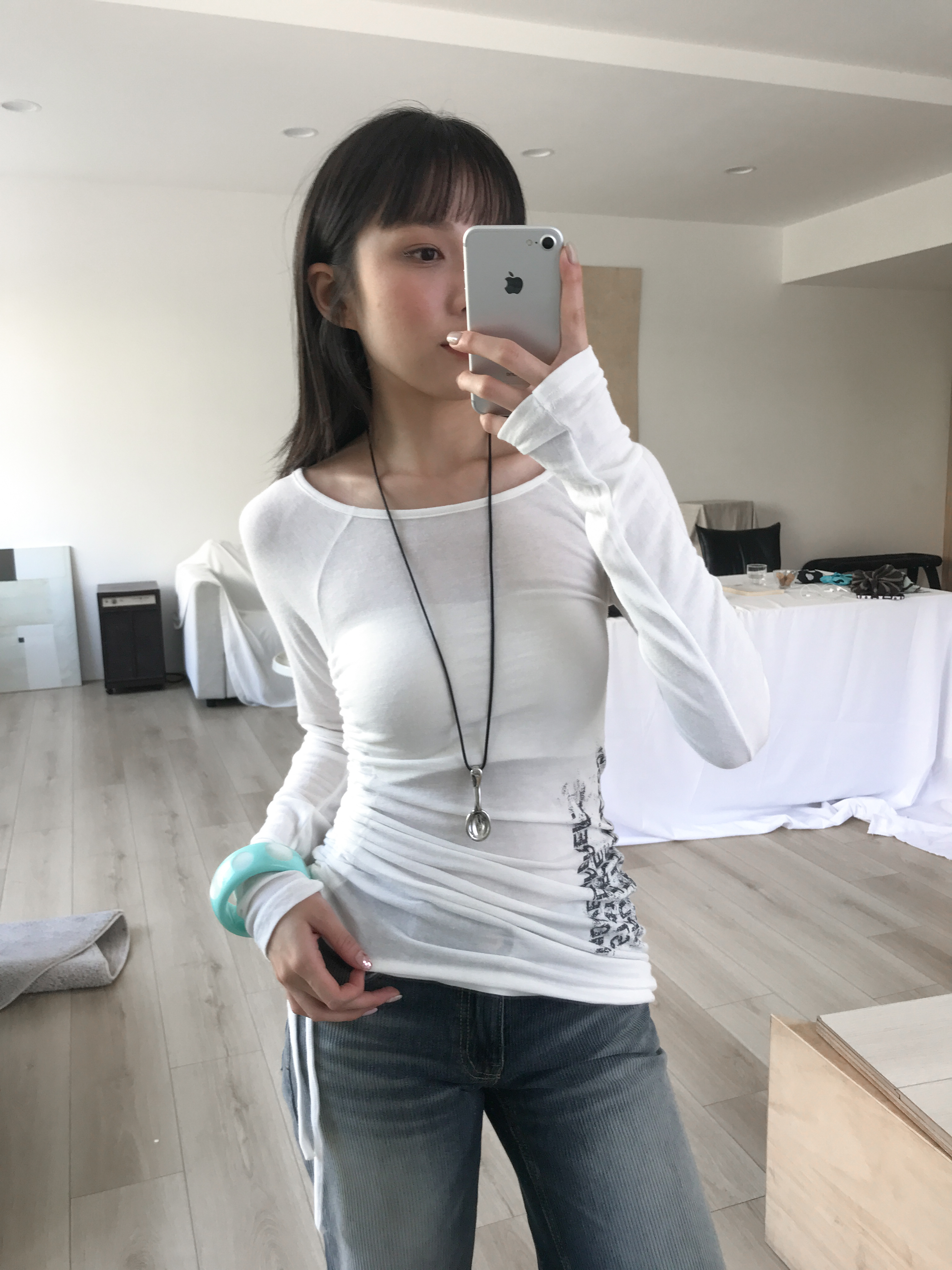 wool tunnel long tee #上衣