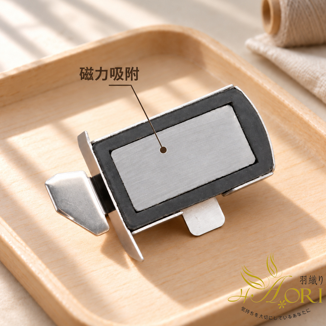 磁性縫份引導器底部磁吸結構