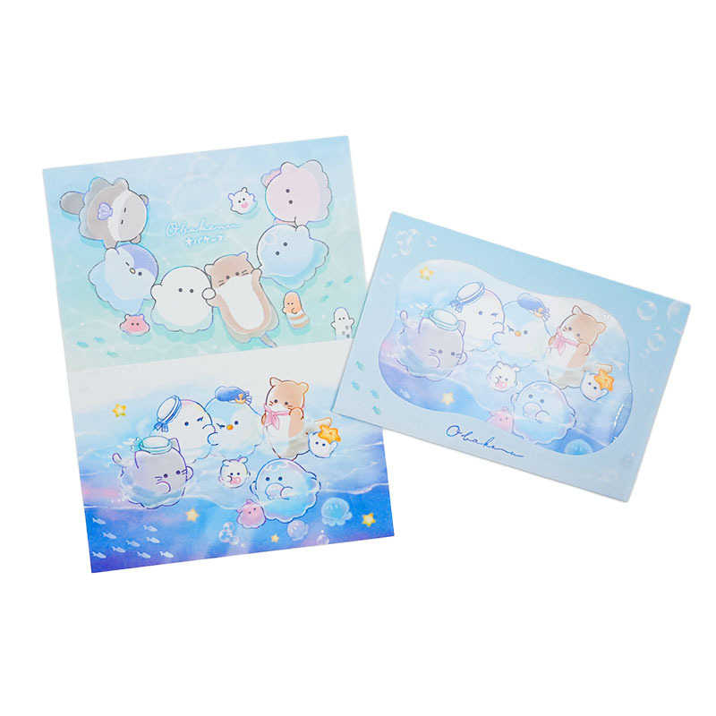 Obakenu Window Envelope Letter (Ocean)