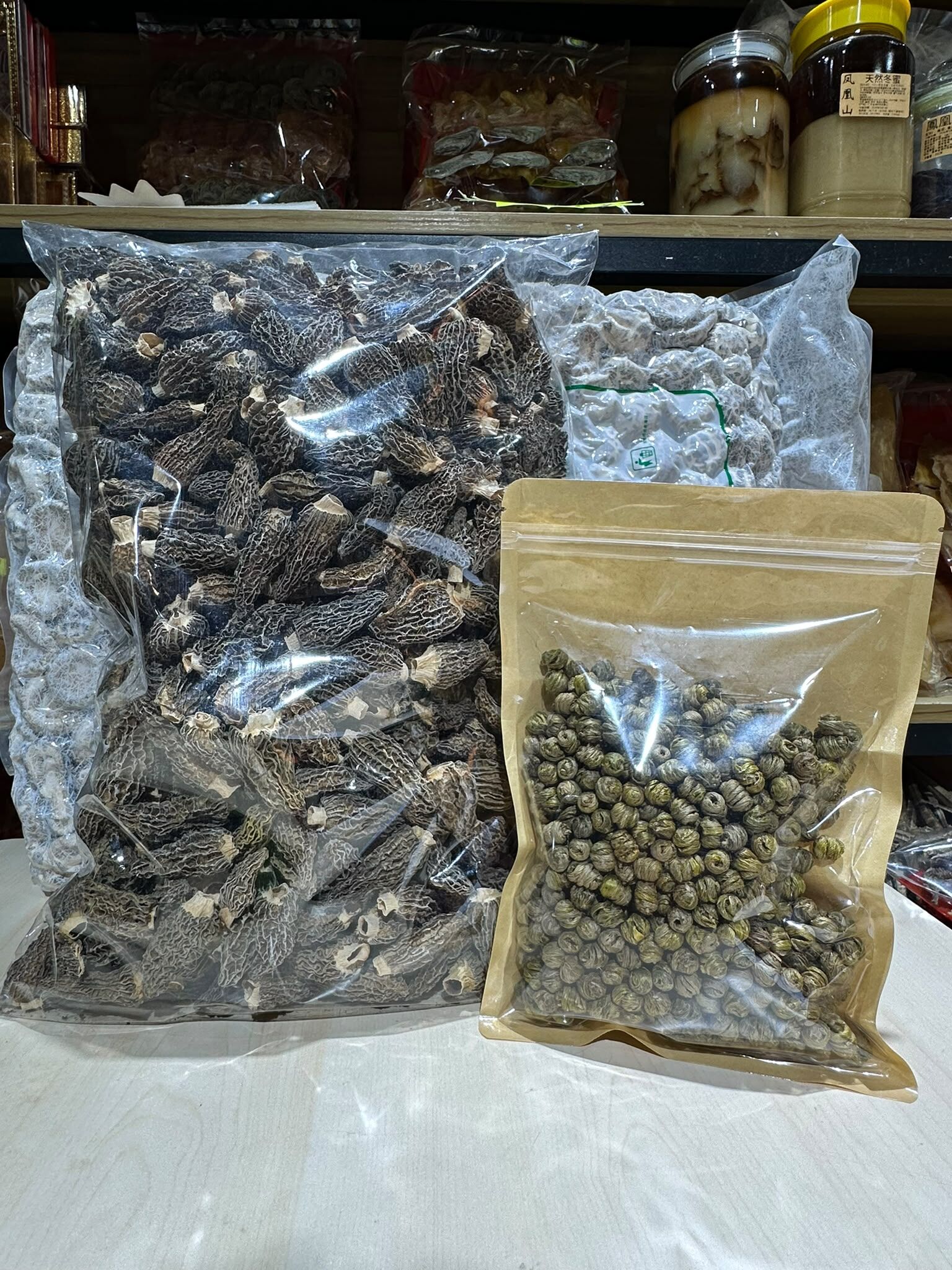 FH046 [永瑞行] 西藏小羊肚菌 600g 送 鐵皮石斛 300g