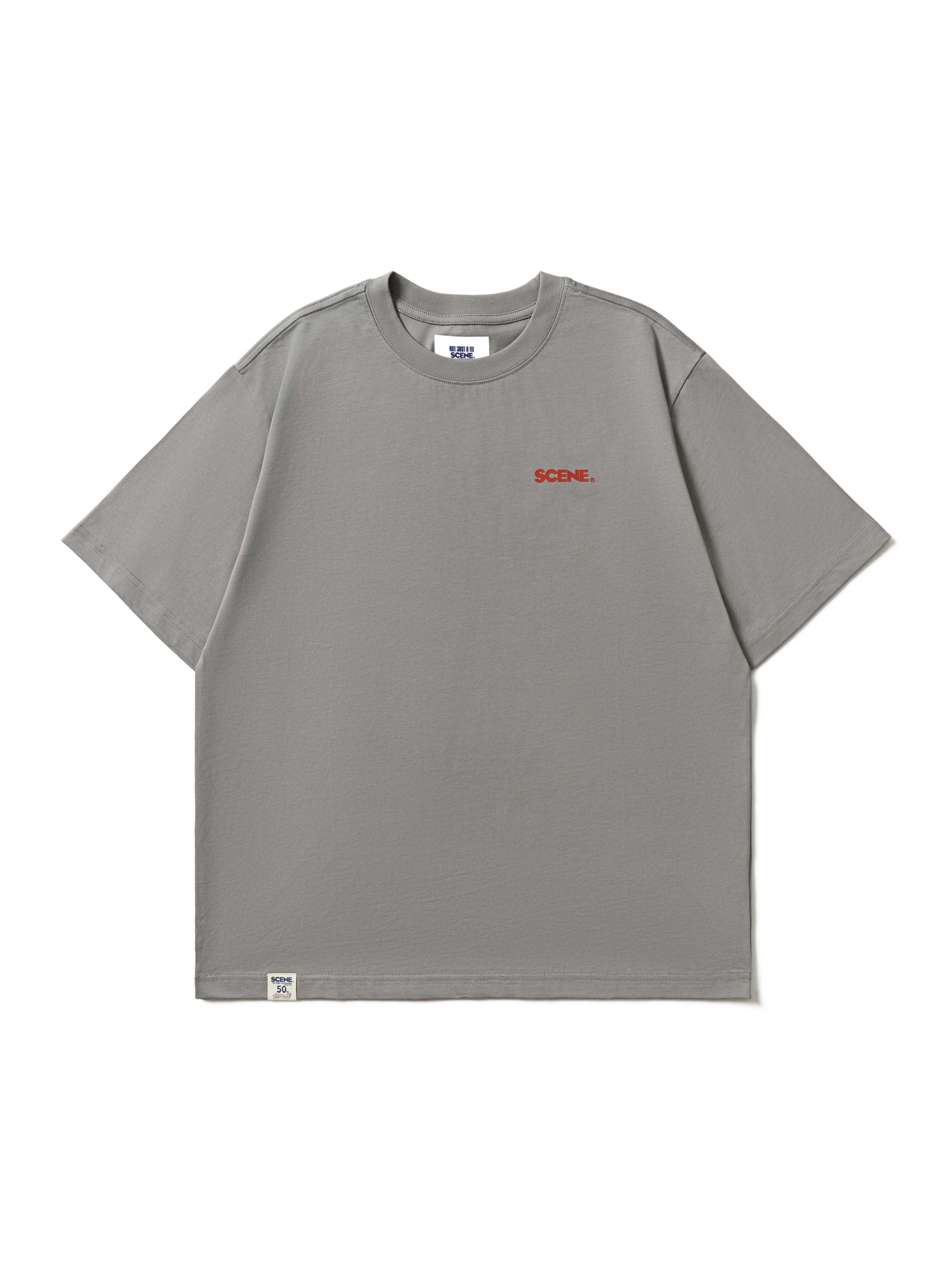 CLASSIC TEE // GREY_RED