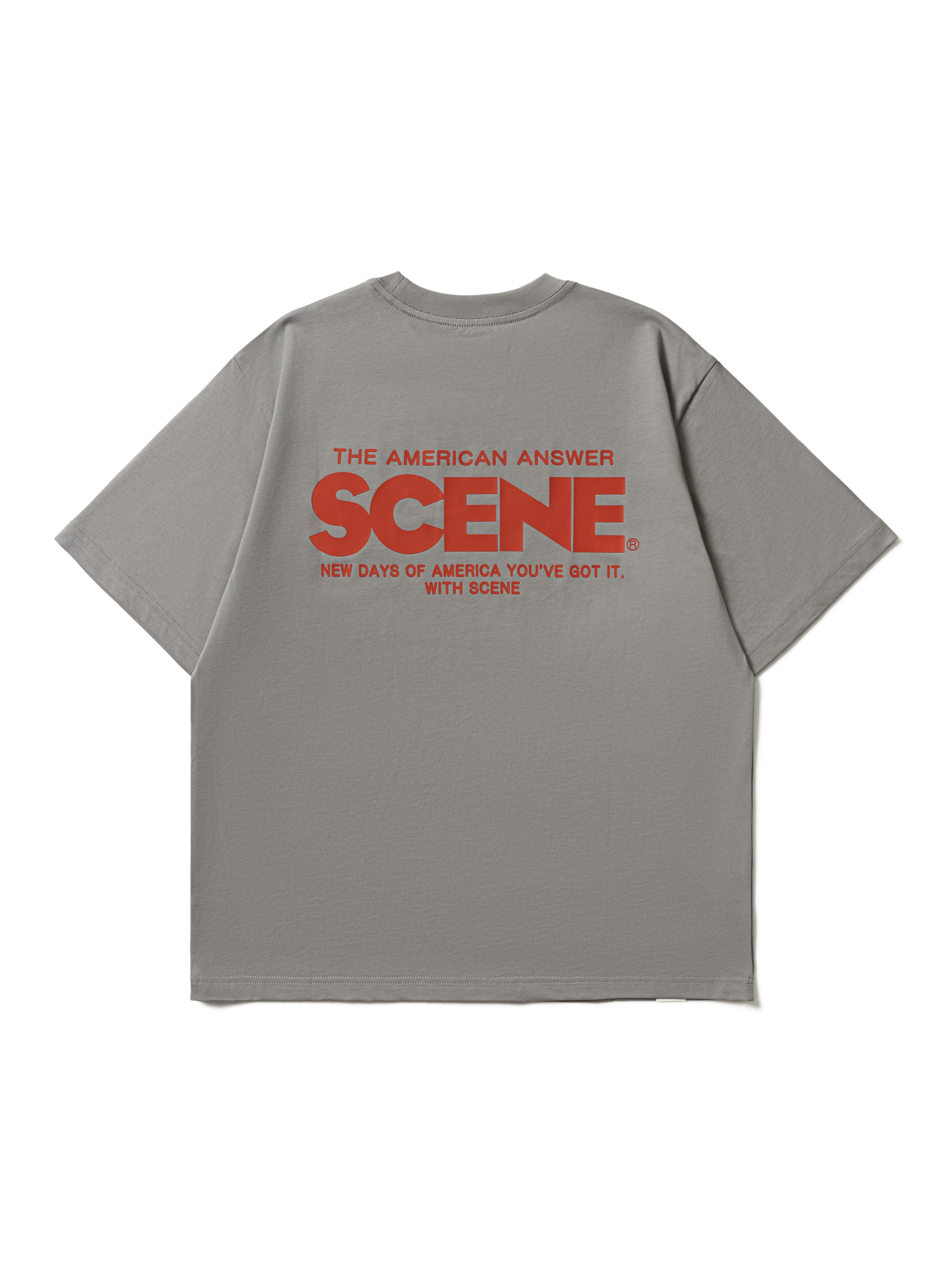 CLASSIC TEE // GREY_RED