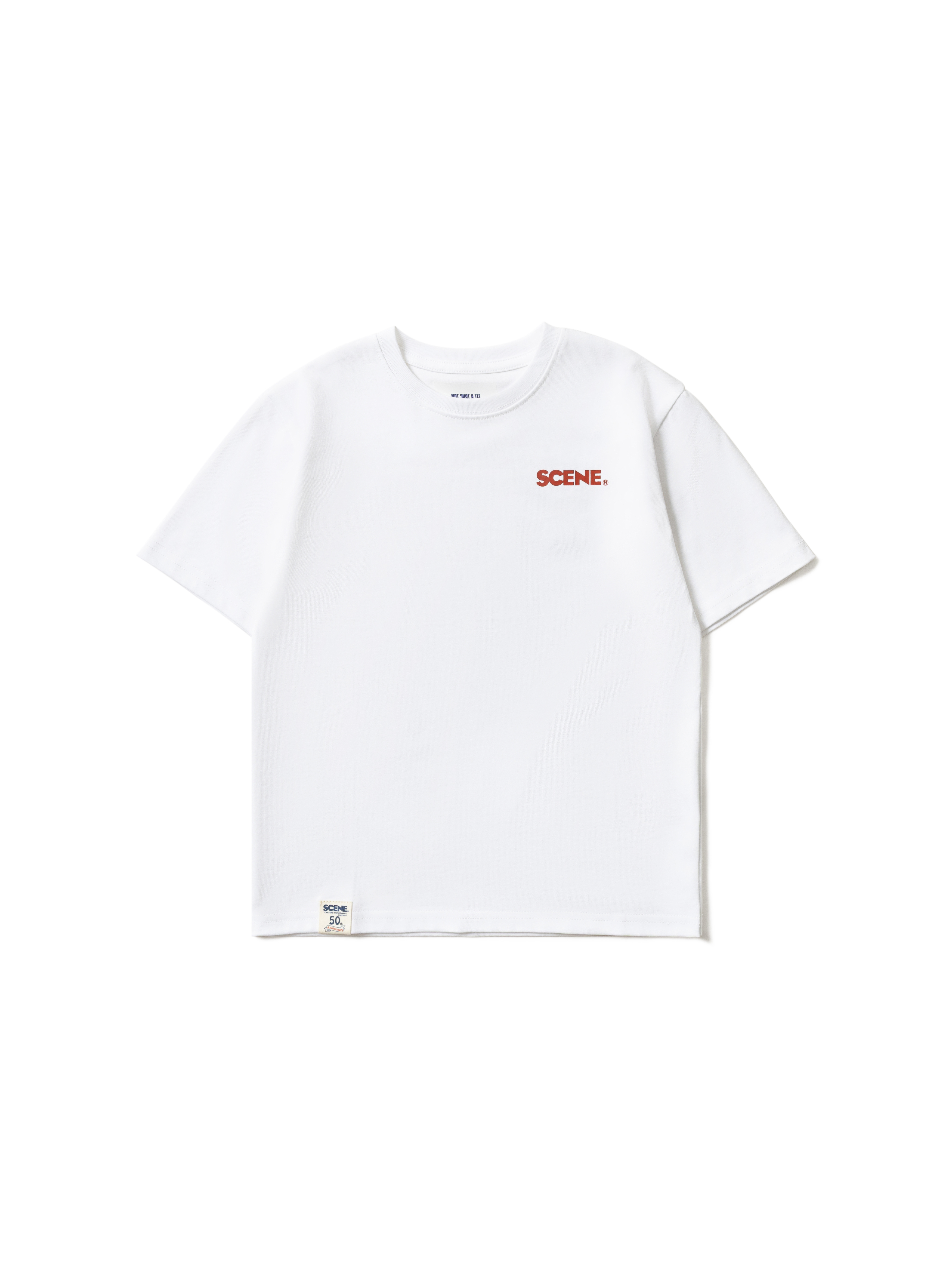 KID 50TH CLASSIC TEE // WHITE_RED