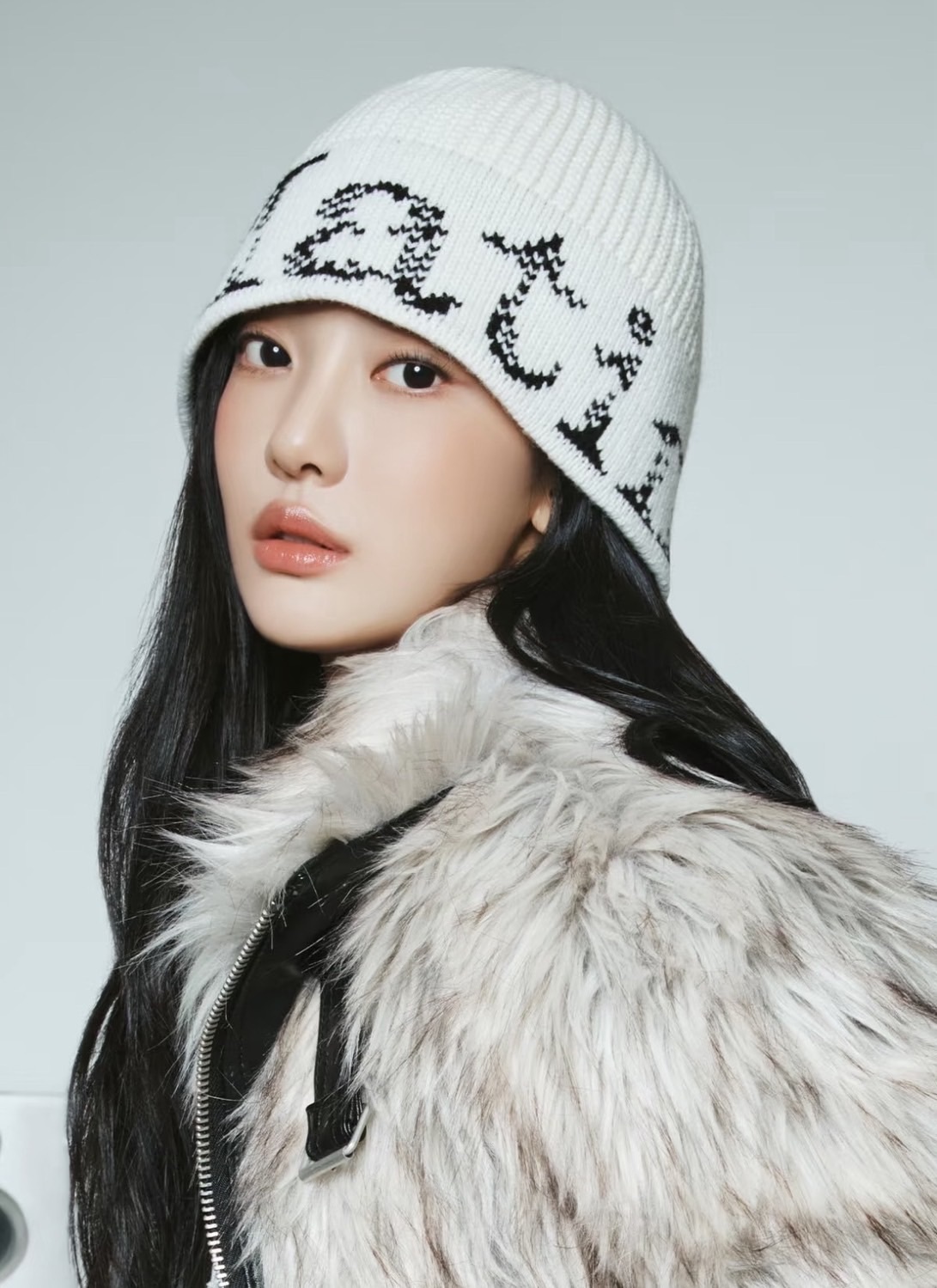 <韓女小臉公式✨>Matin Kim 裂紋logo 針織毛帽 漁夫帽