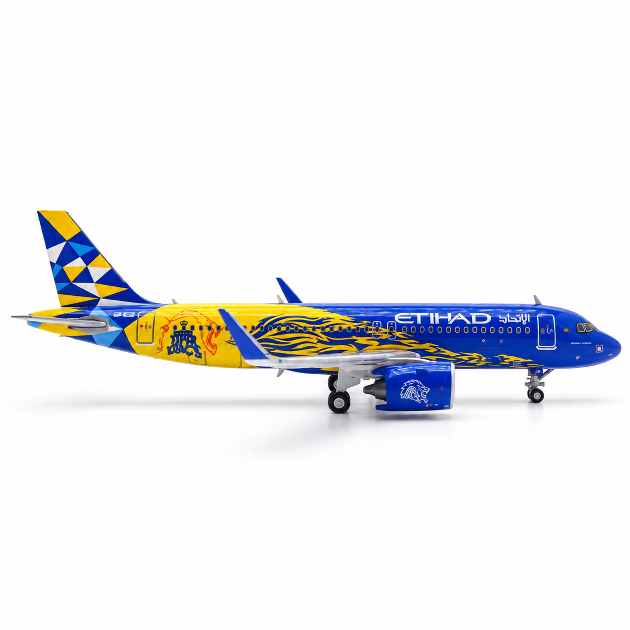 JC wings 1/400 阿提哈德航空 A320-200 A6-EJB 清奈超級國王彩繪