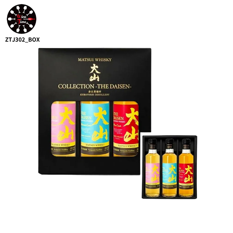 Matsui Blended Whisky The Daisen Gift Set 大山精選威士忌（紅酒桶&水楢桶&櫻花桶 200ml x 3)