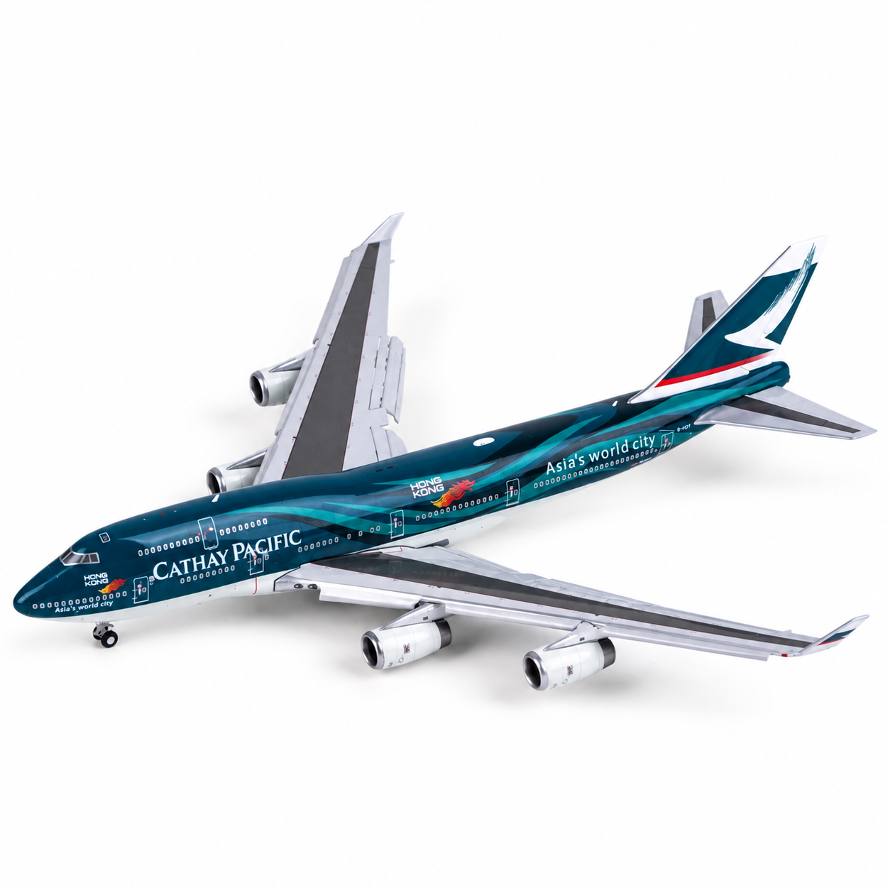 JC wings 1/400 國泰航空 波音747-400 B-HOY 亞洲國際都會彩繪
