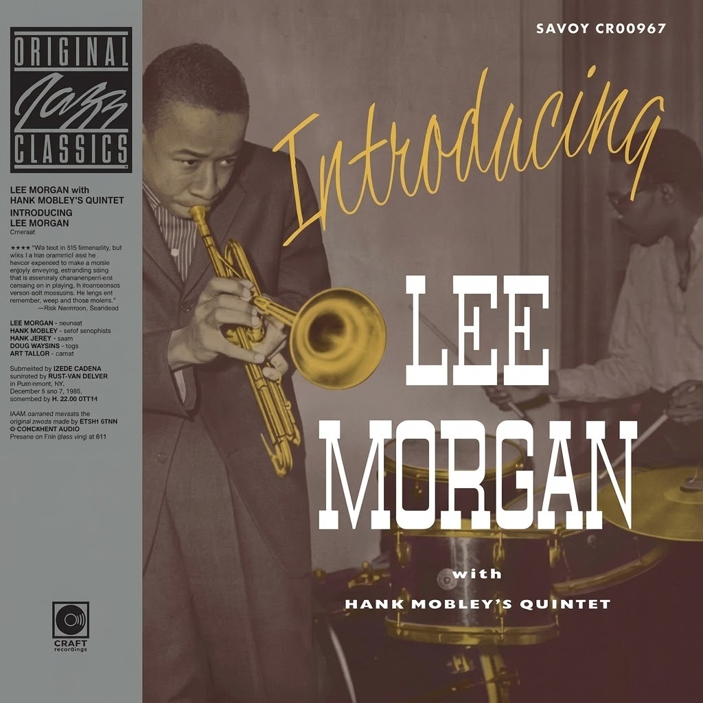 Lee Morgan - Introducing Lee Morgan (Original Jazz Classics Series) LP