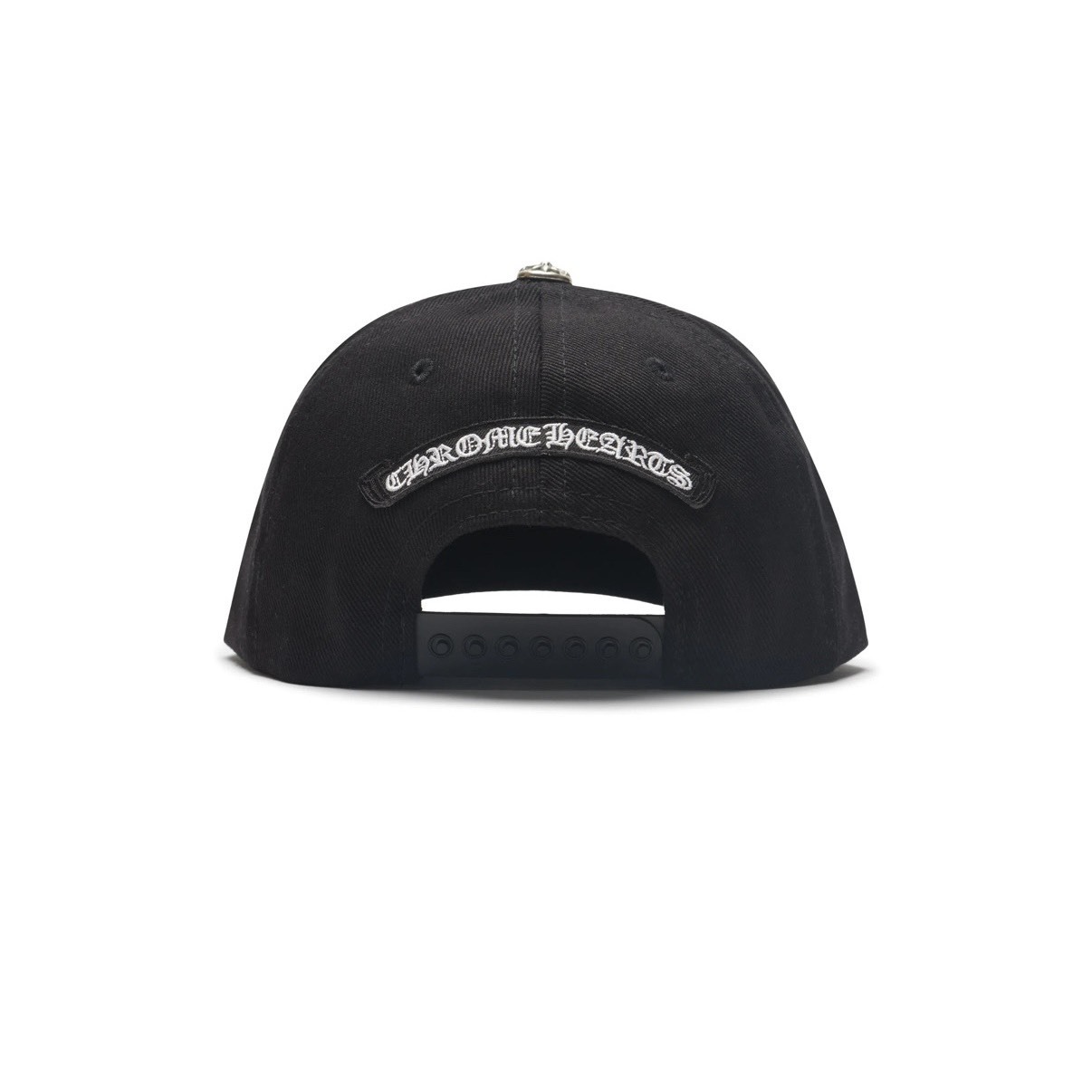CHROME HEARTS HAT 克羅心 捲軸字 棒球帽 925銀飾 歌德 黑色