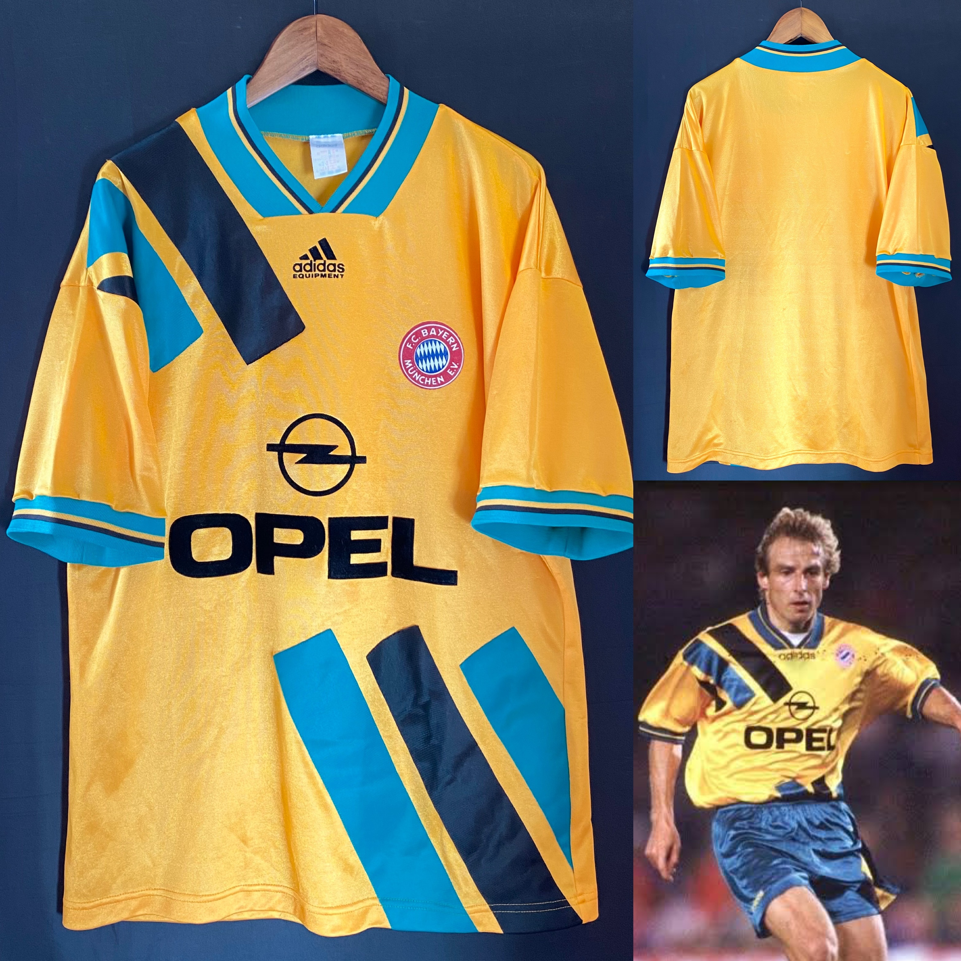 Bayern Munich 1993-1994 Adidas Away Shirt