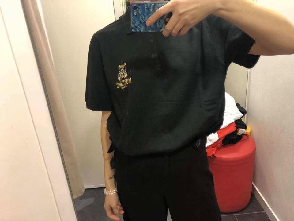 【預購】S100901 Moschino 泰迪熊polo短袖上衣