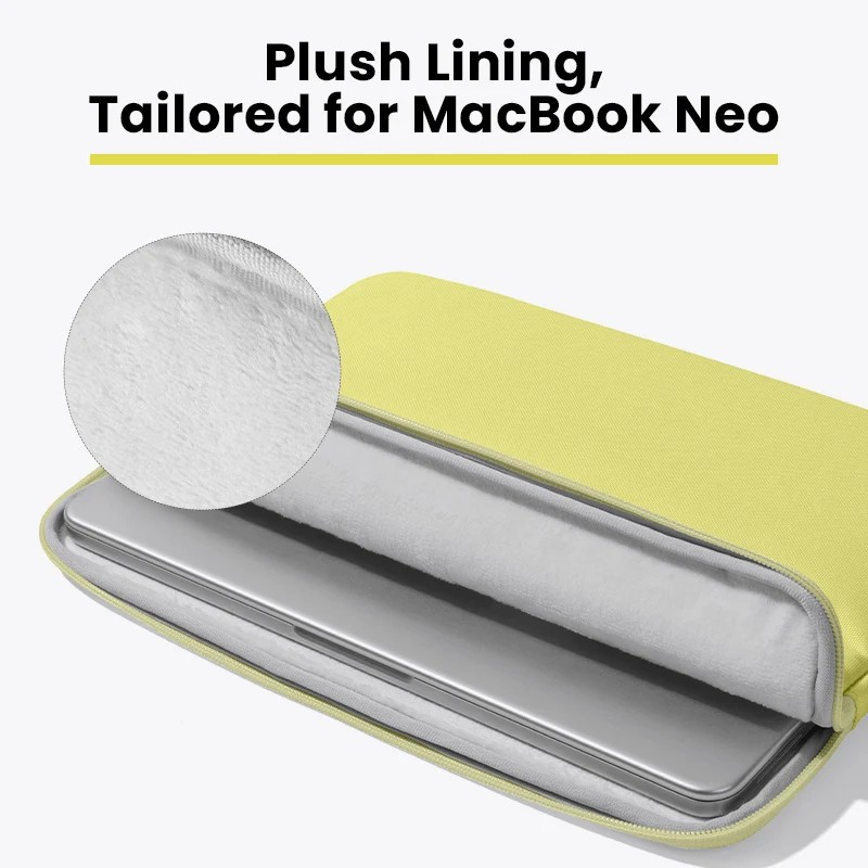 Plush Lining, Tailored for MacBook Neo