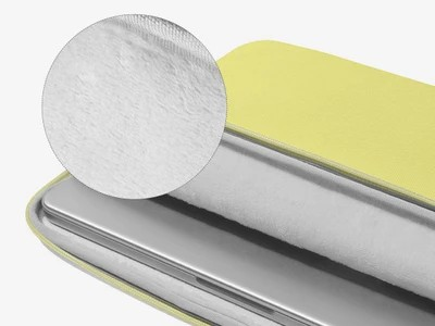 Shock-absorbing padding with fleece