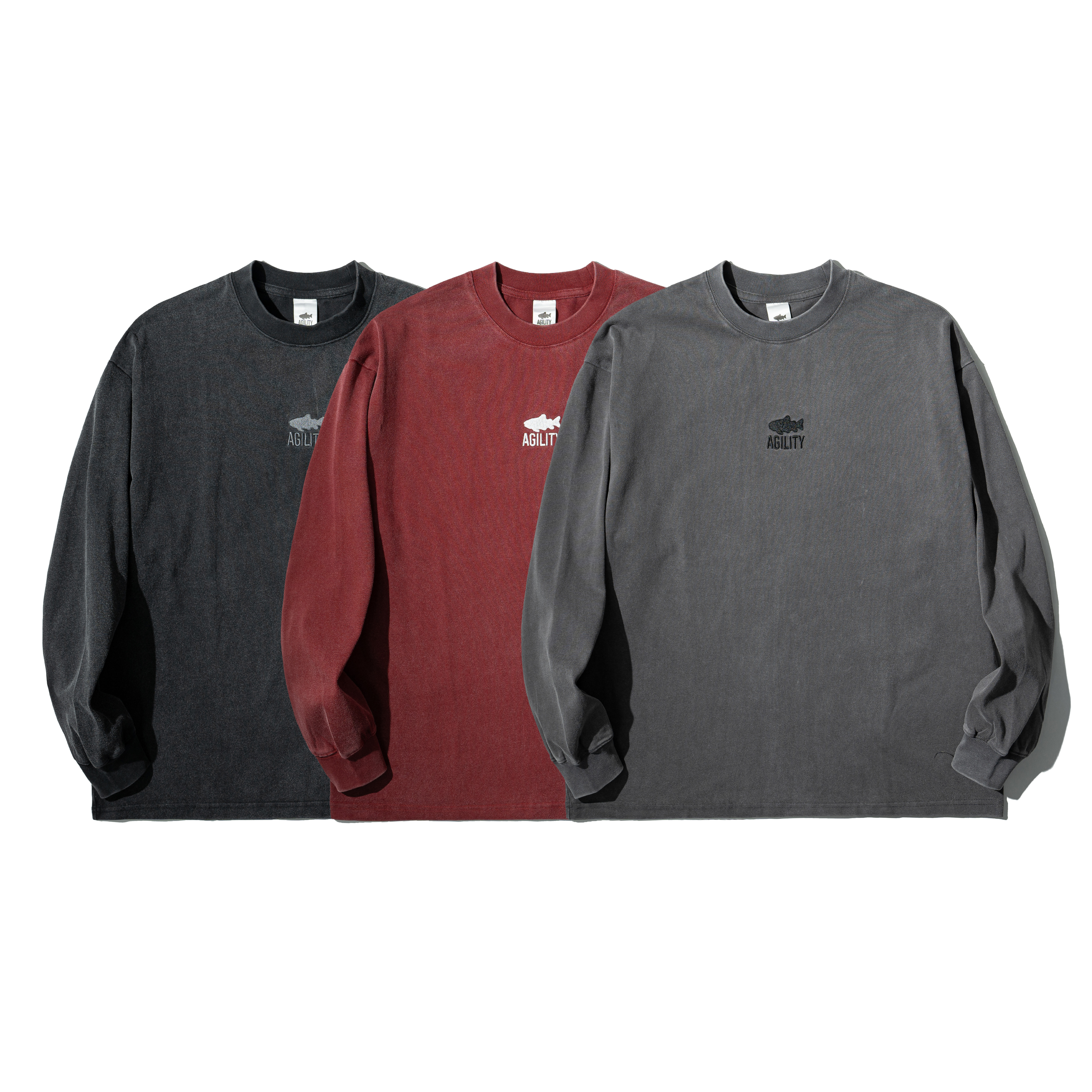 AGILITY Image Heavy LS Tee / 水洗長袖Tee [RM2-WD]