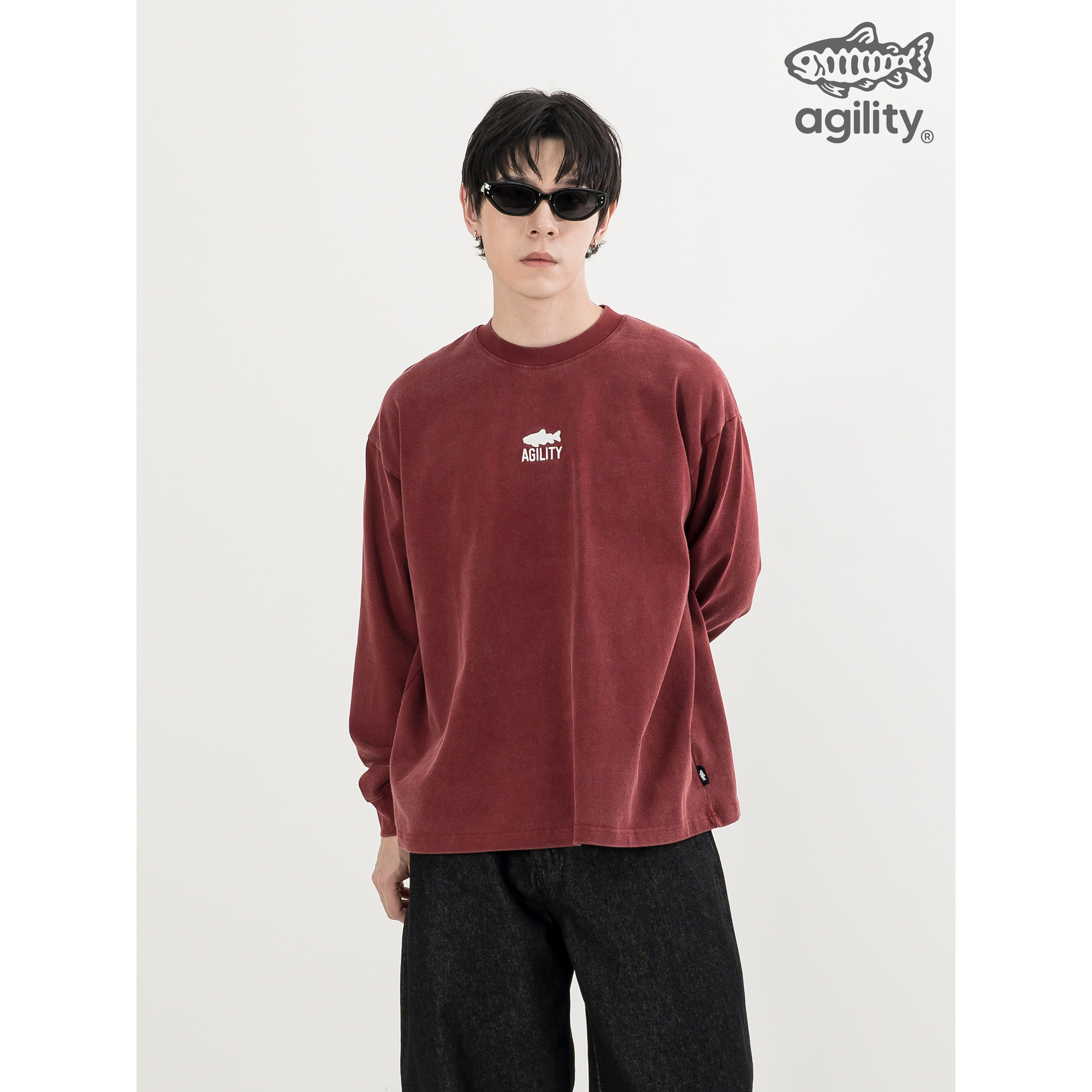 AGILITY Image Heavy LS Tee / 水洗長袖Tee [RM2-WD]