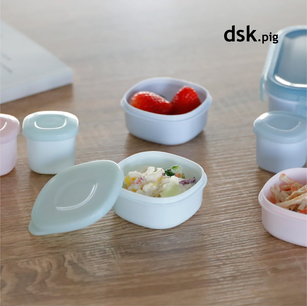 CB JAPAN dsk.pig 3件裝 迷你保鮮盒